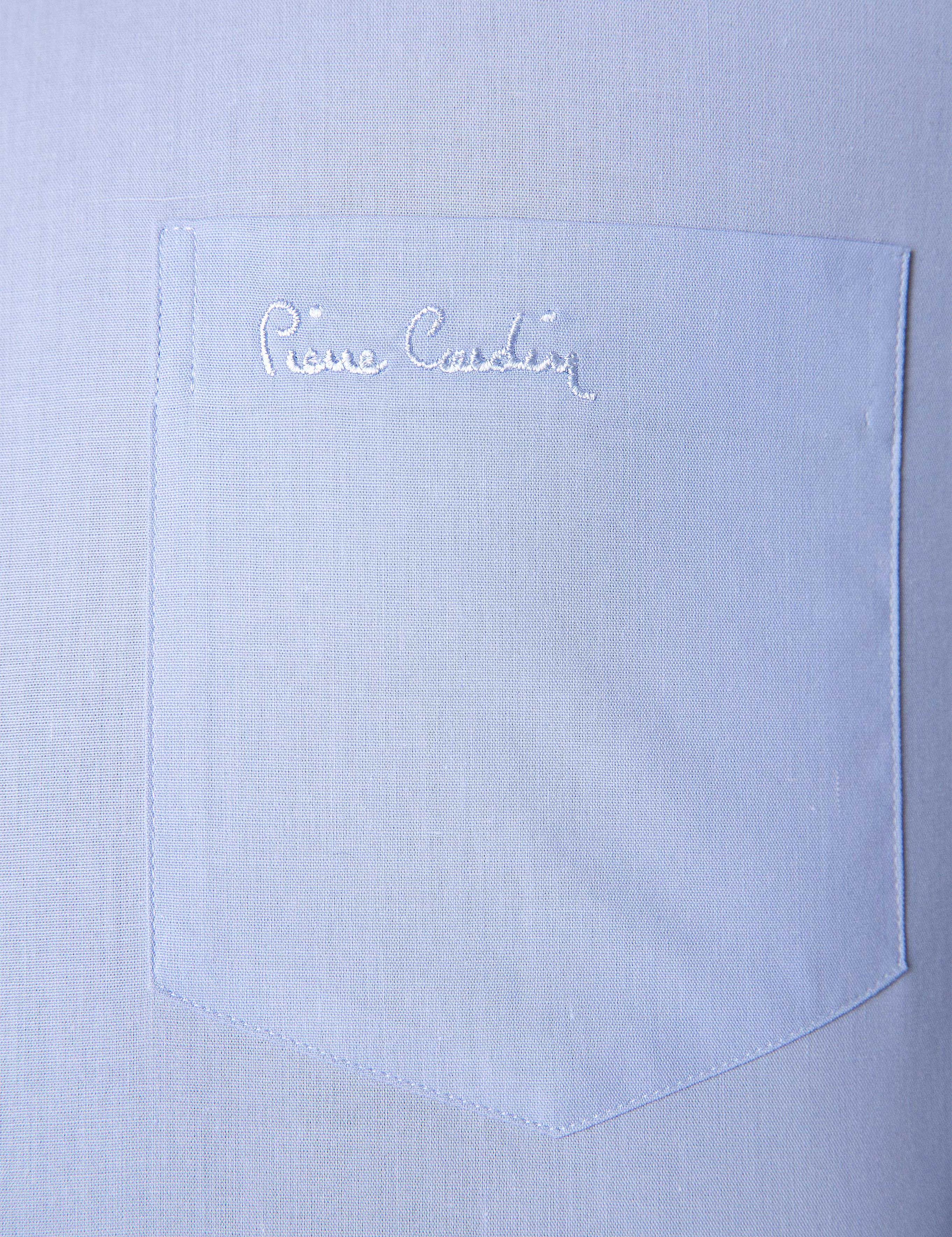 Açık Mavi Regular Fit Uzun Kollu Basic Gömlek