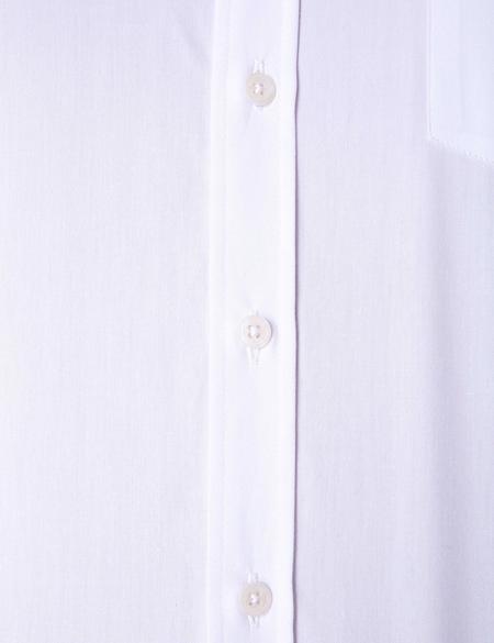 Beyaz Regular Fit Uzun Kollu Basic Gömlek - 50204594019