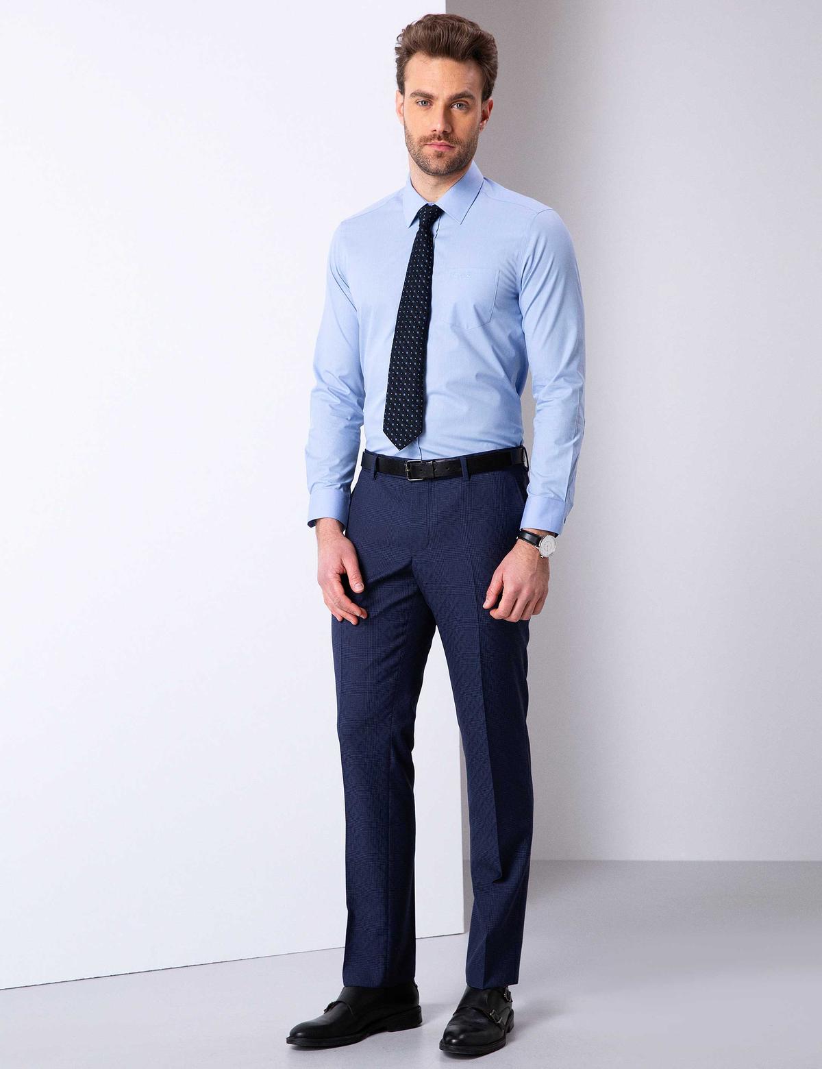 Mavi Regular Fit Uzun Kollu Basic Gömlek - 50204594028