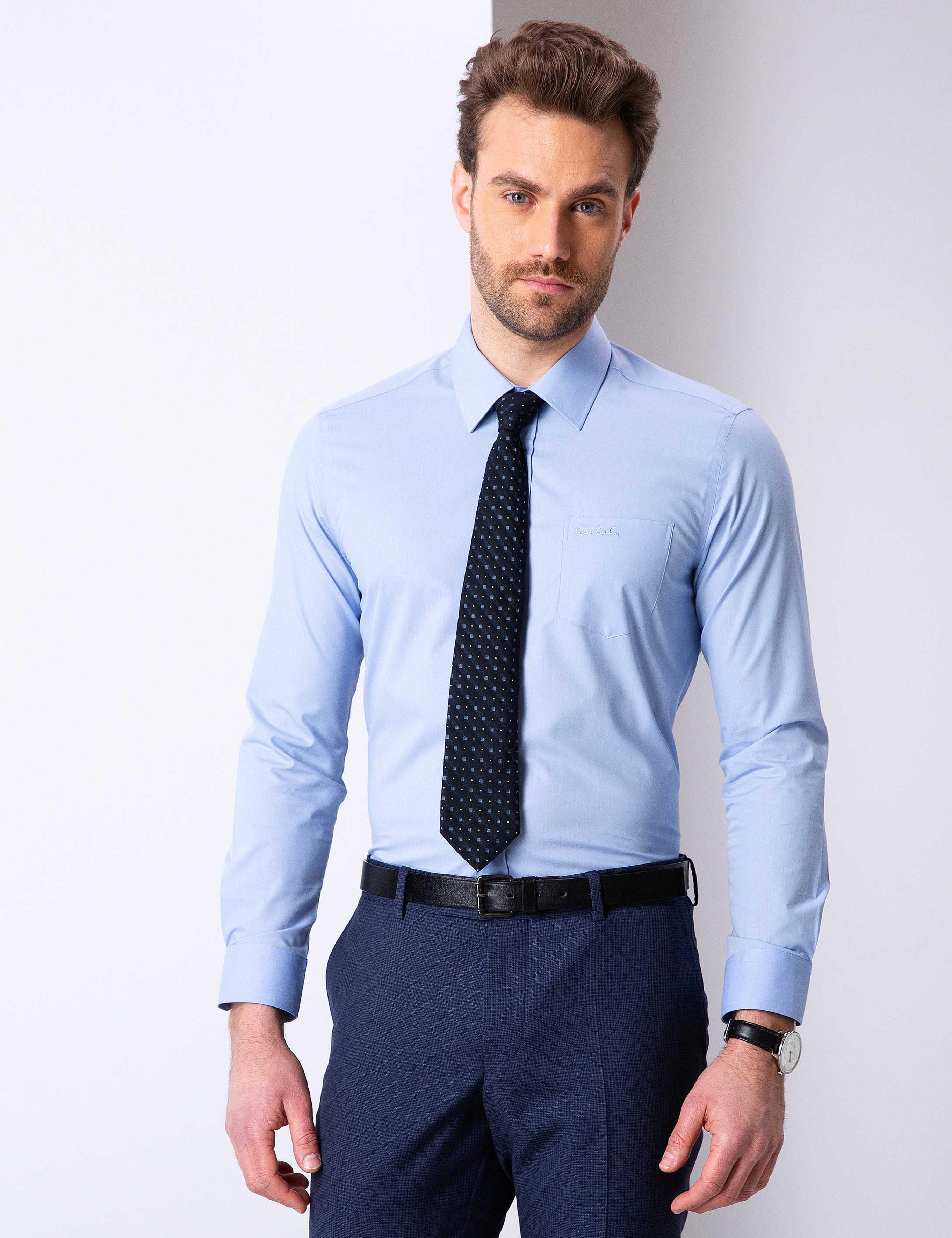 Mavi Regular Fit Uzun Kollu Basic Gömlek