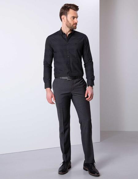 Siyah Slim Fit Gömlek - 50204616010
