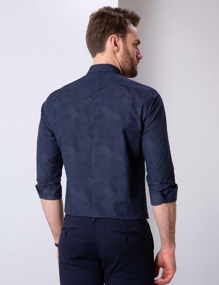 Lacivert Slim Fit Gömlek - 50204617005