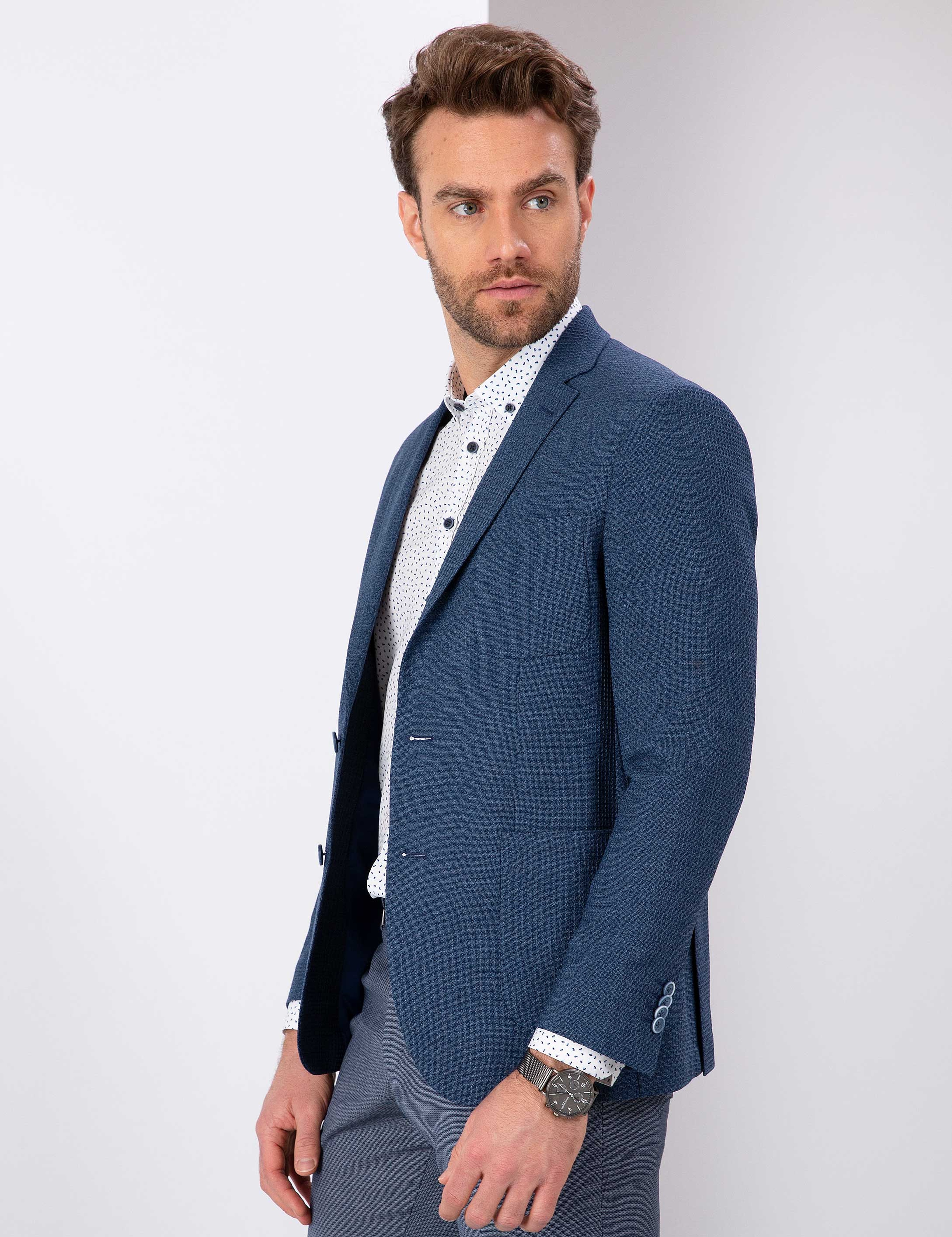 Indıgo Slim Fit Ceket