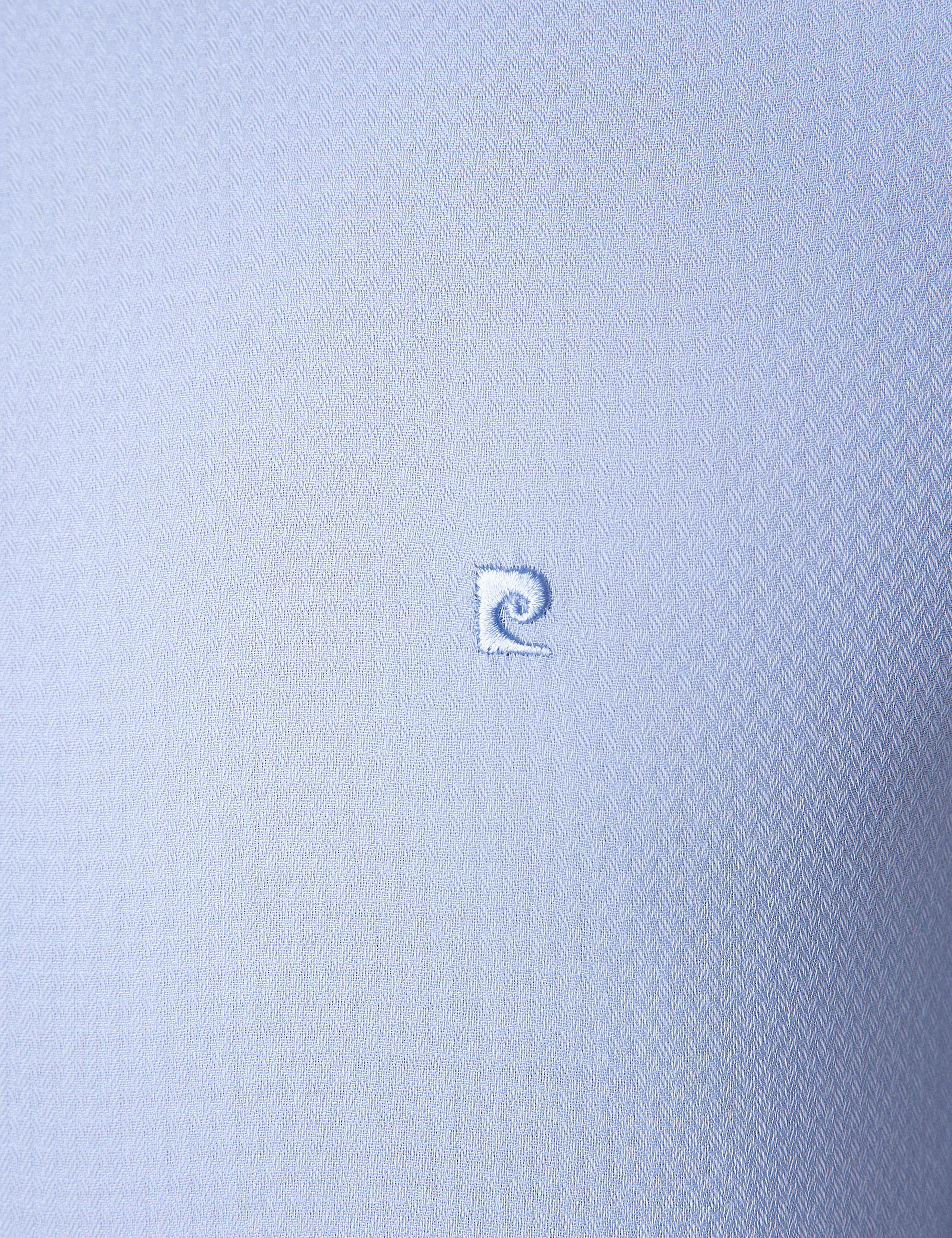 Açık Mavi Slim Fit Gömlek - Image 4