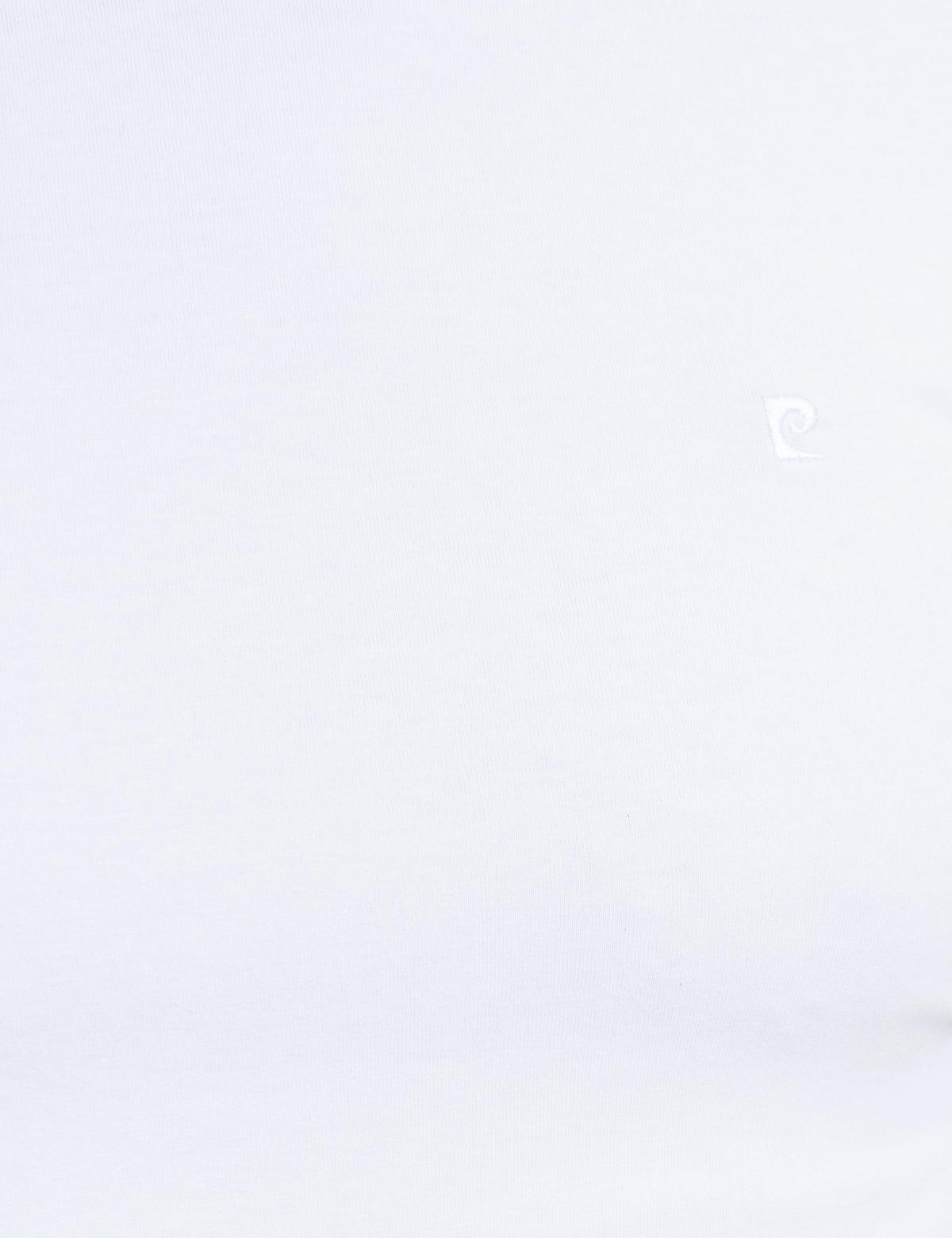 Beyaz Ex.Slim Fit Bisiklet Yaka T-Shirt - 50192736005