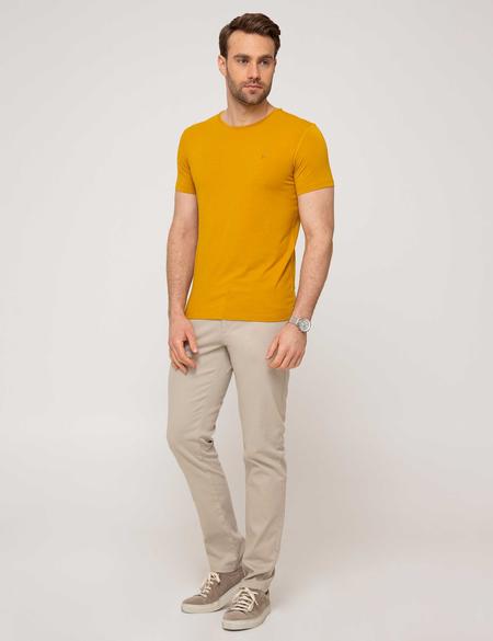 Hardal Sarı Ex. Slim Fit T-Shirt - 50192736028