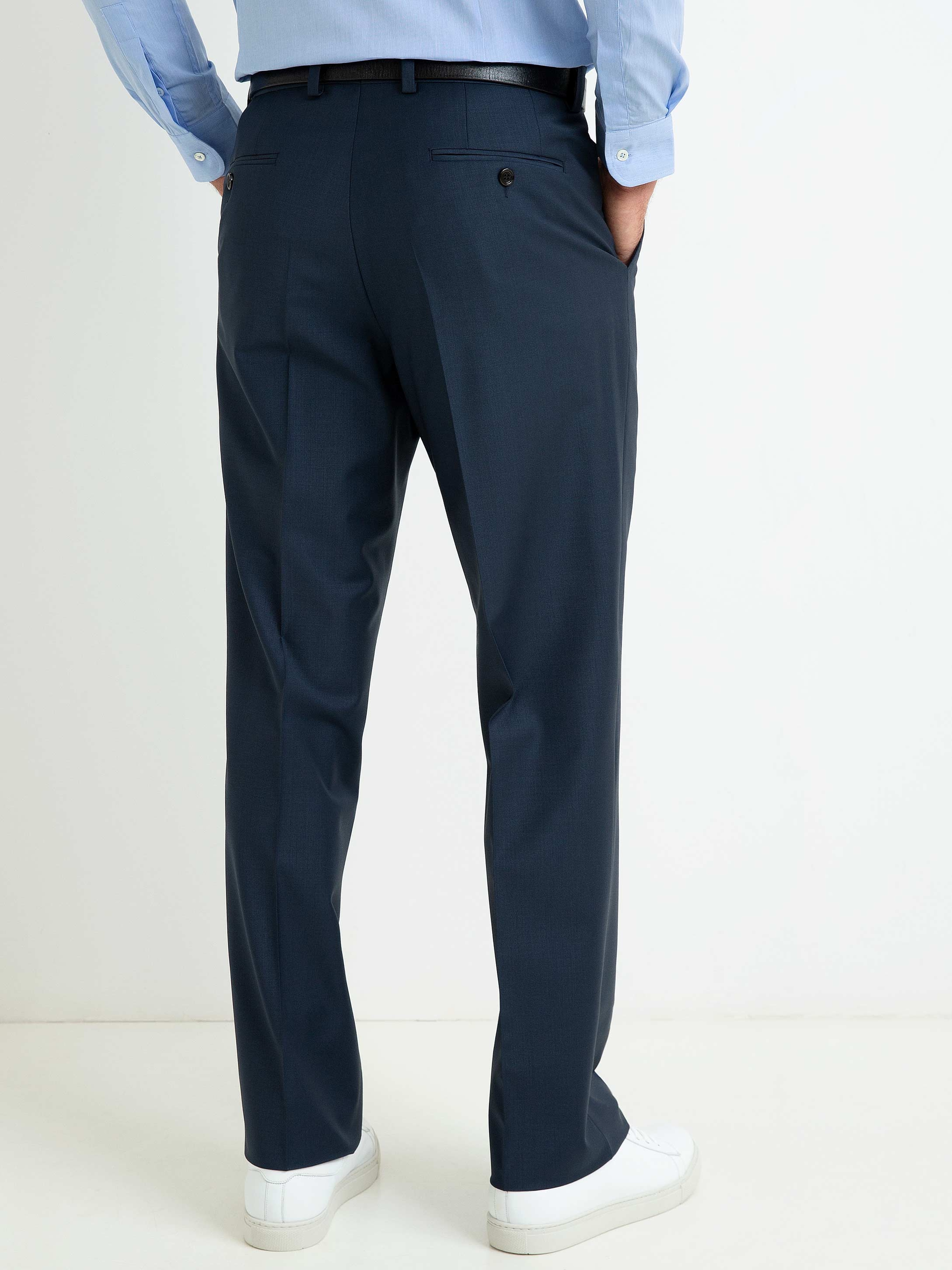 Açık Lacivert Slim Fit Pantolon - Image 2