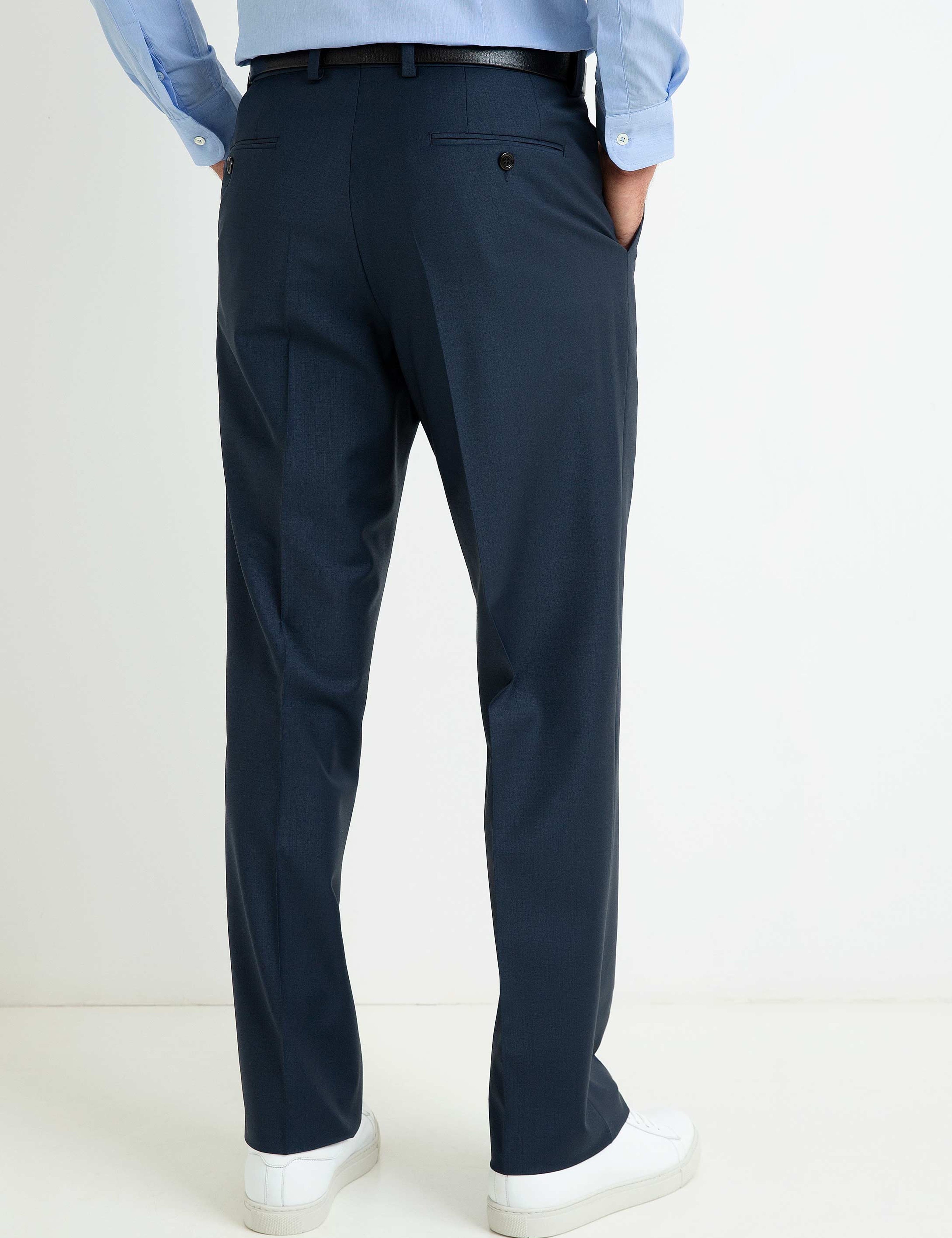 Açık Lacivert Slim Fit Pantolon