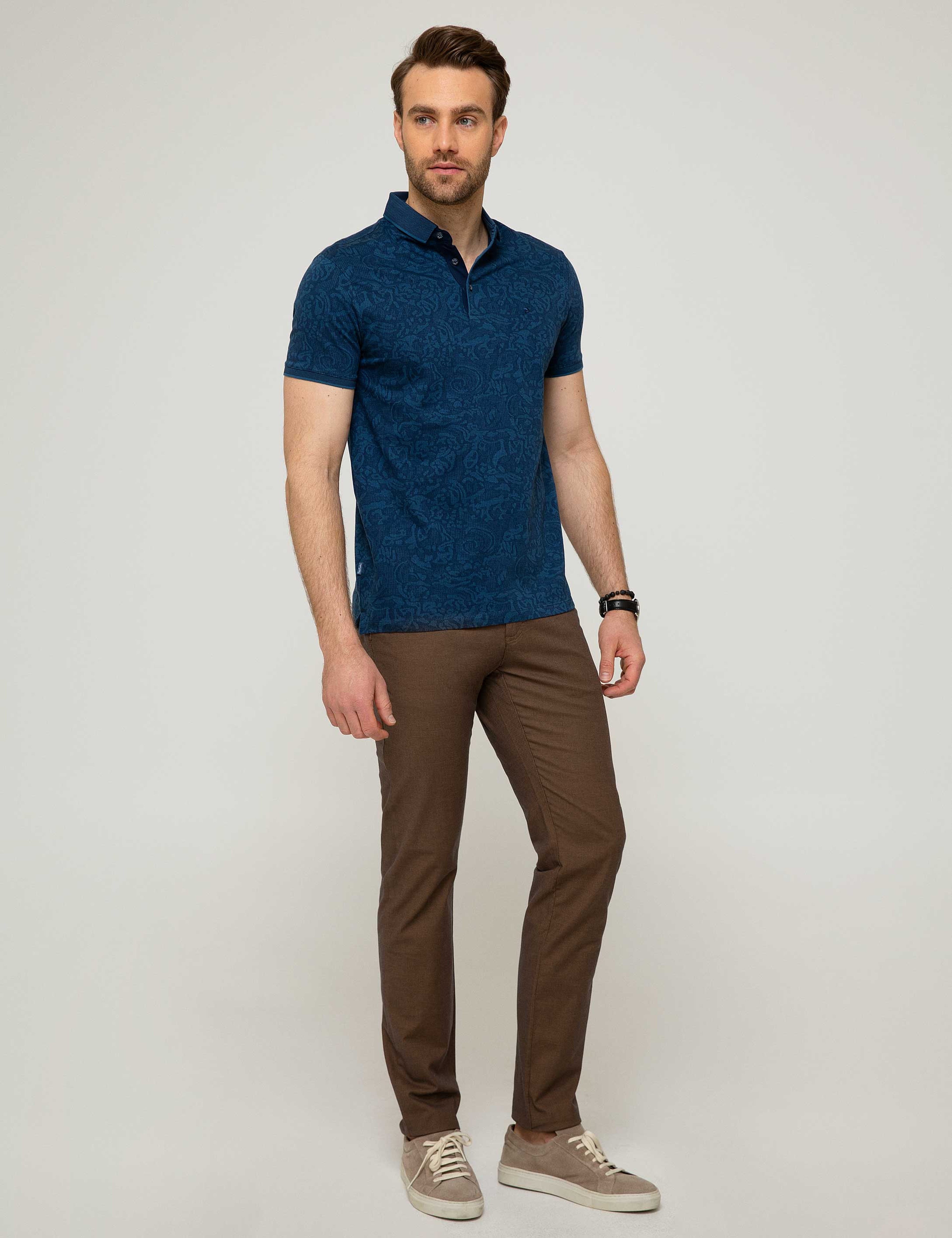 Camel Slim Fit Chino Pantolon