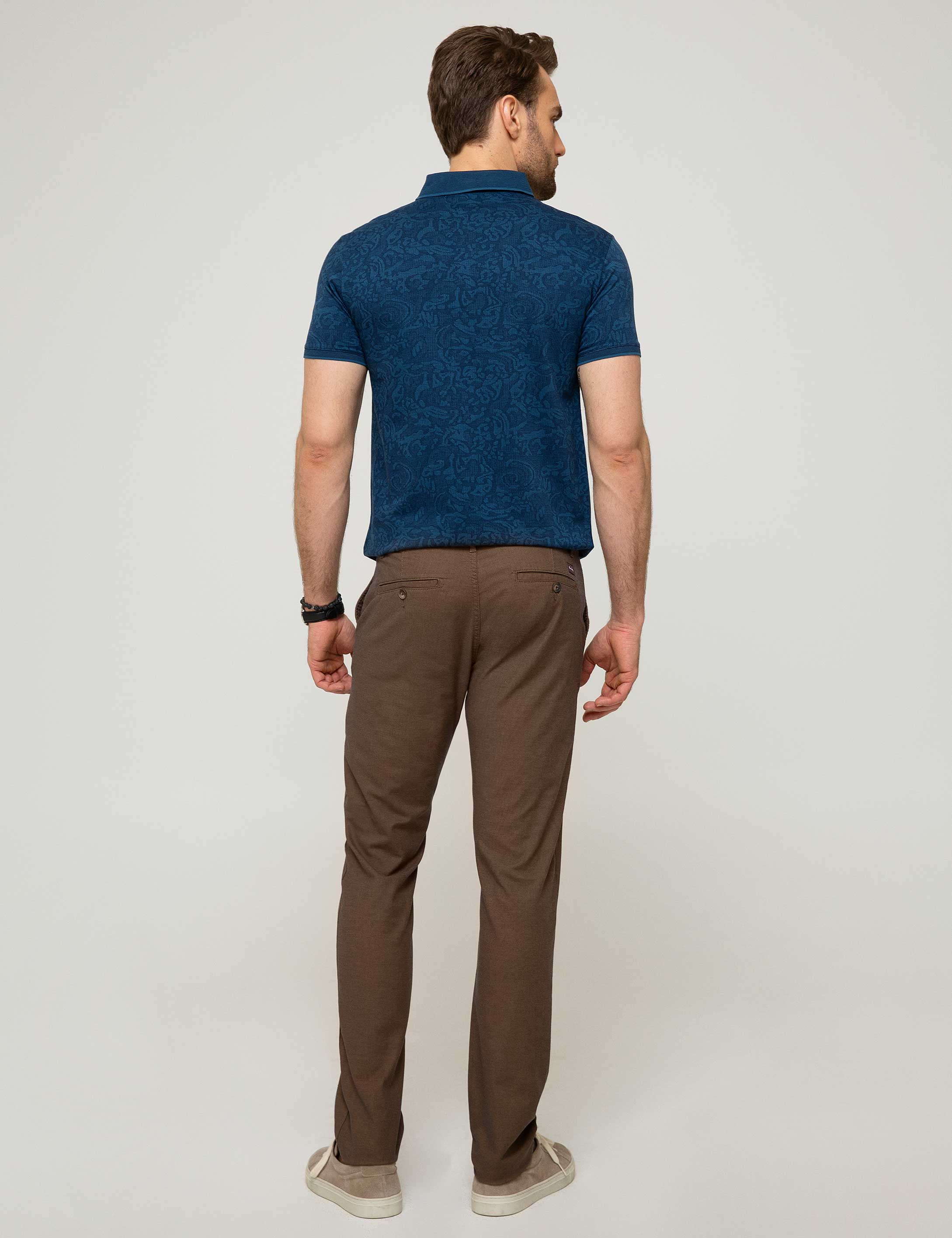 Camel Slim Fit Chino Pantolon