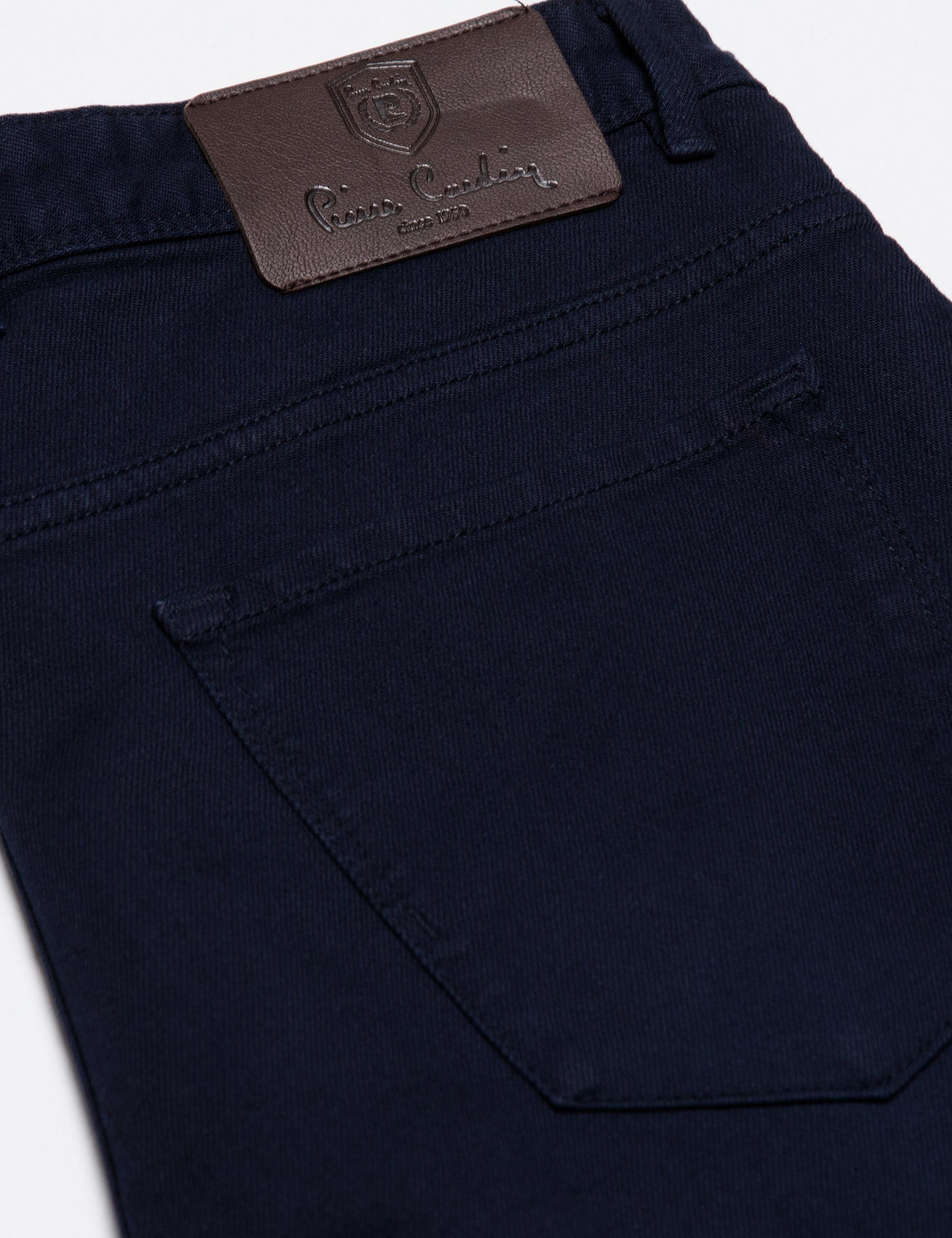 Lacivert Slim Fit Chino Pantolon - Image 2