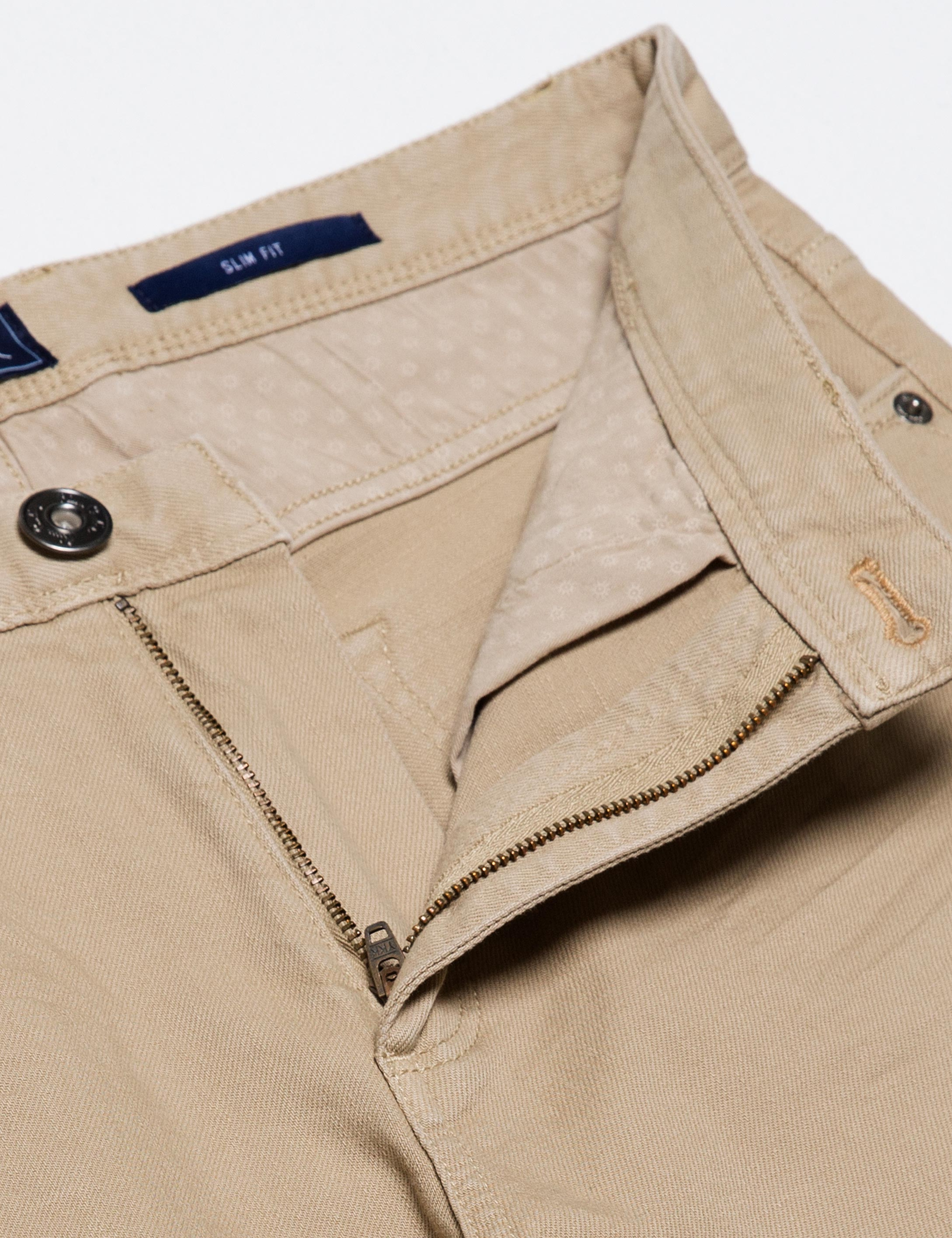 Camel Slim Fit Chino Pantolon