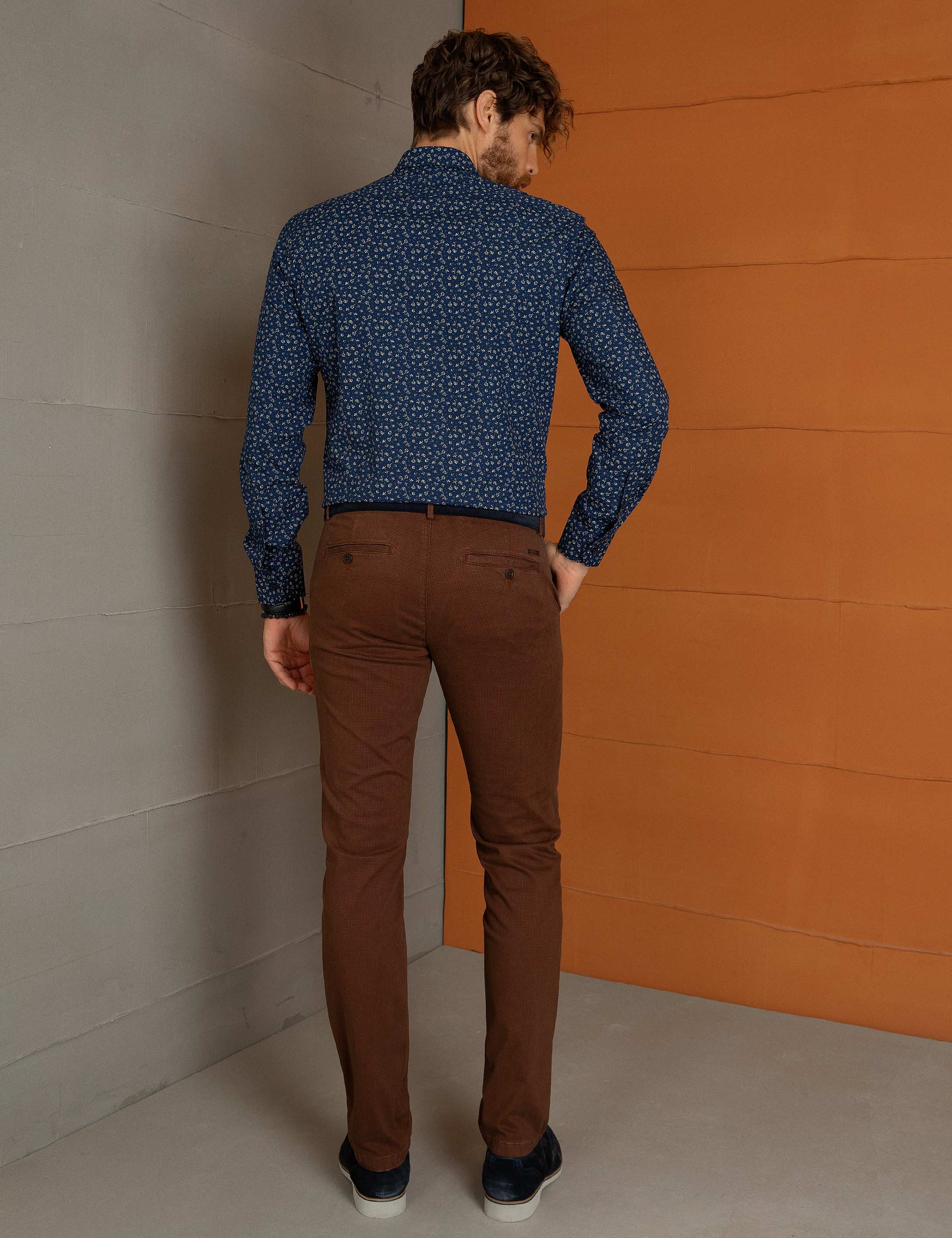 Taba Slim Fit Chino Pantolon - Image 3