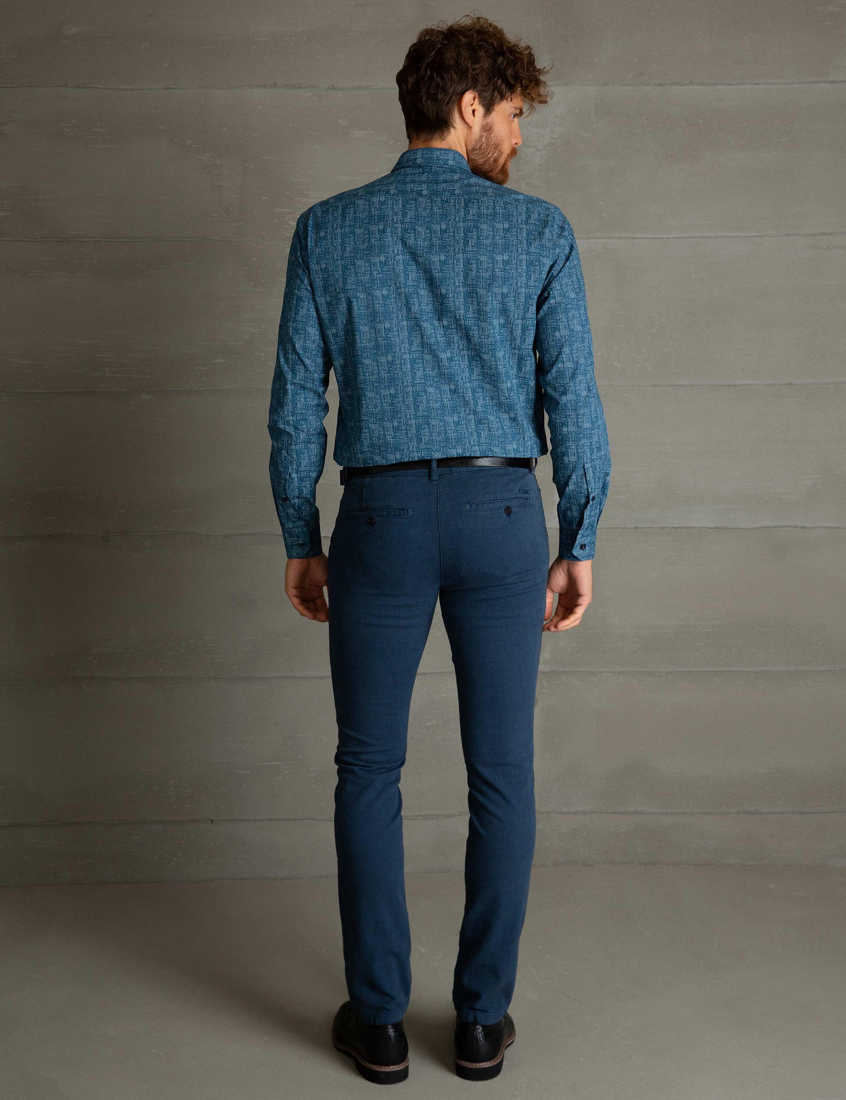 İndigo Slim Fit Chino Pantolon
