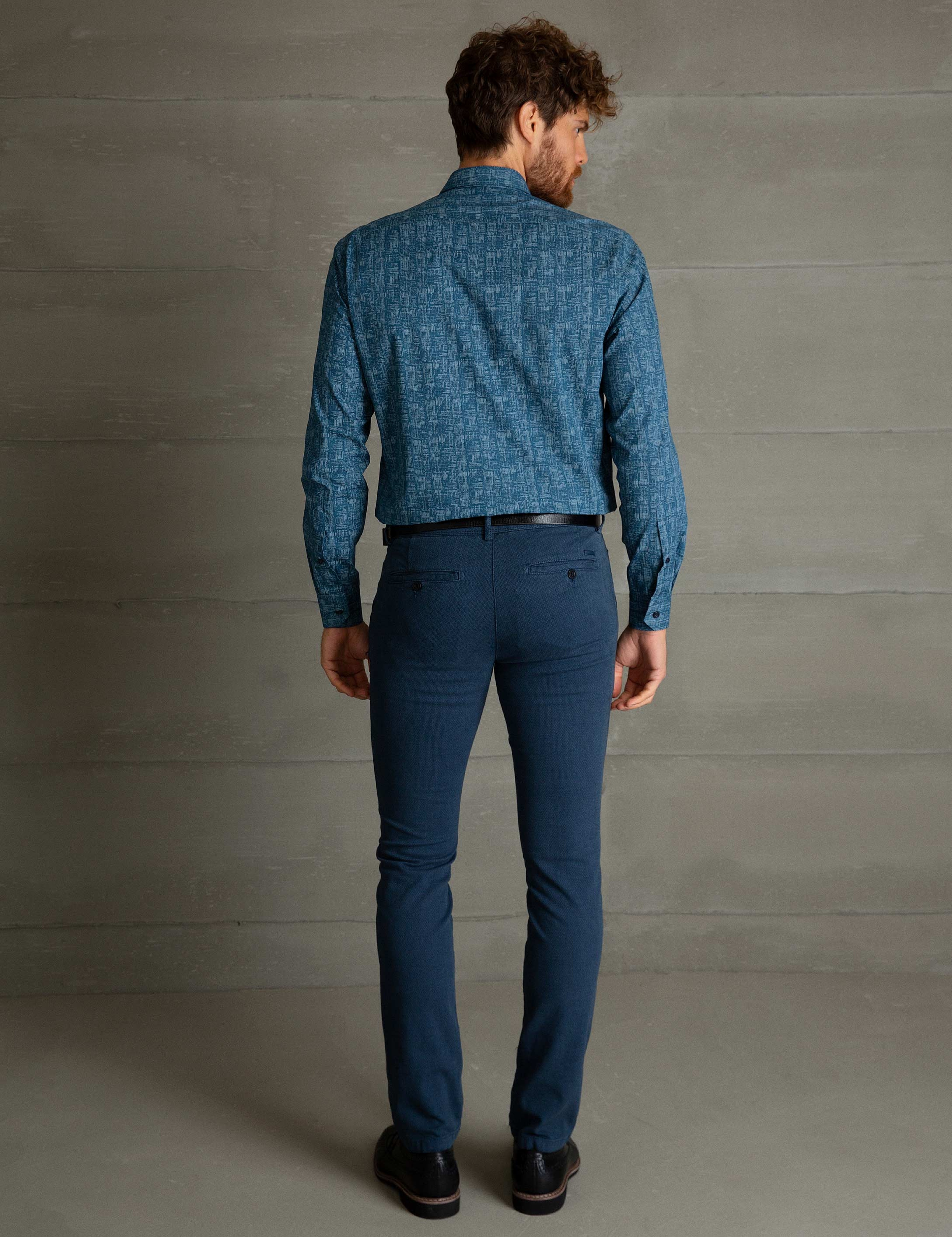 İndigo Slim Fit Chino Pantolon - Image 3