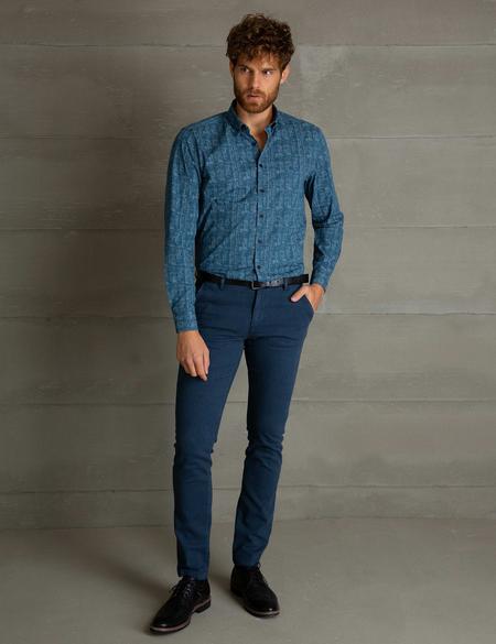 İndigo Slim Fit Chino Pantolon - 50193716063