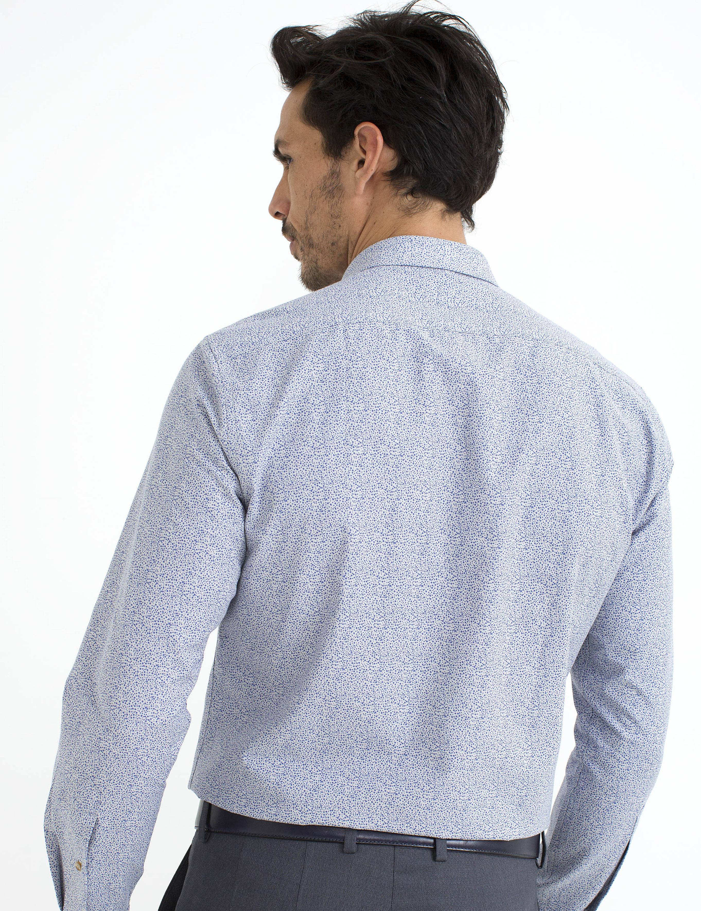 Mavi Slim Fit Uzun Kollu Gömlek