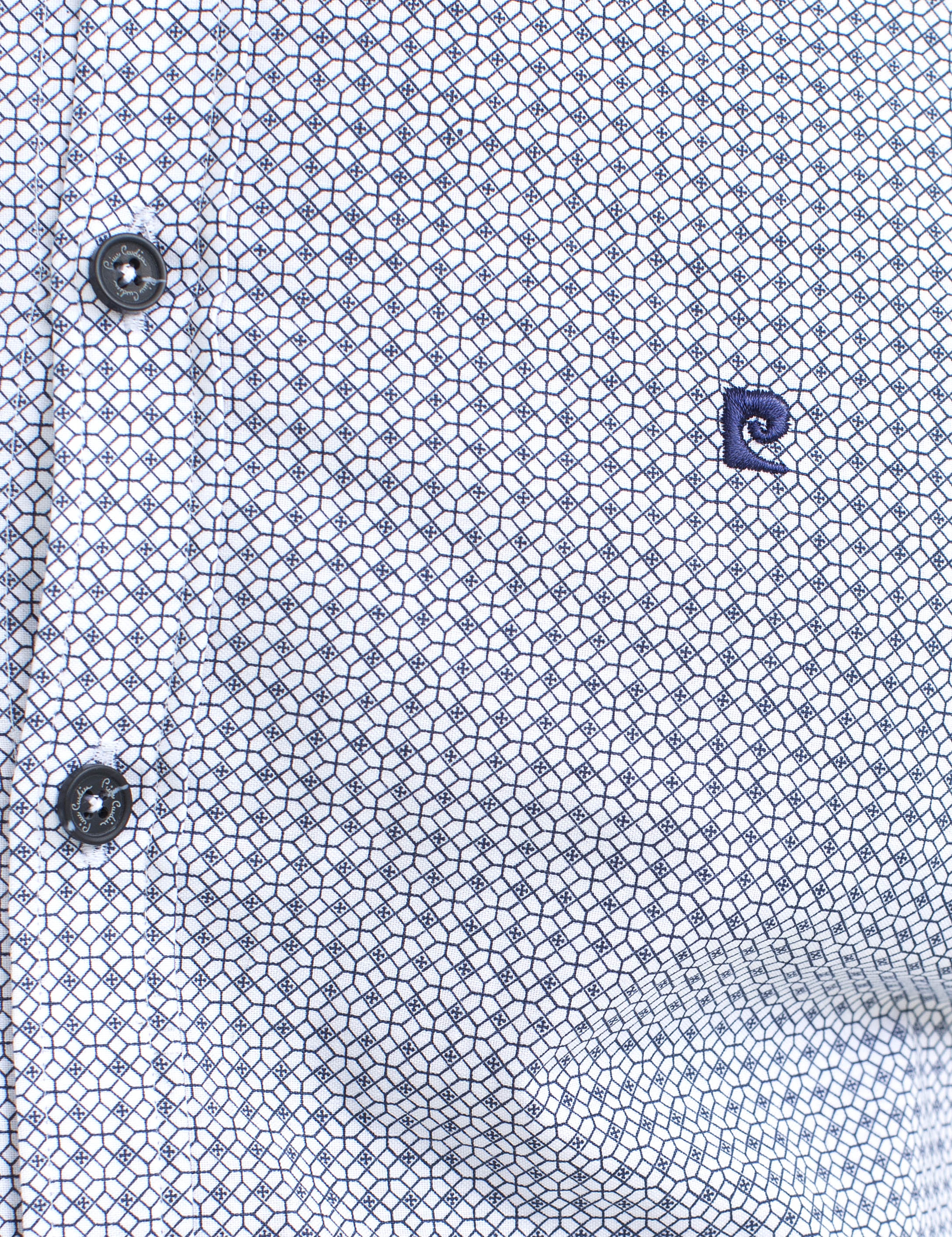 Siyah Detaylı Slim Fit Gömlek - Image 4