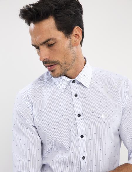 Slim Lacivert Gömlek - 50195915008