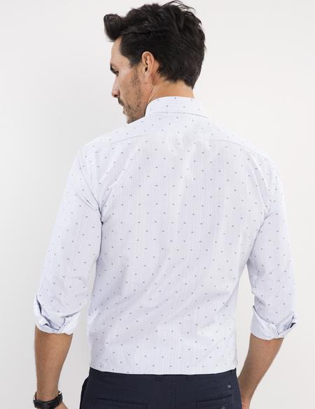 Slim Lacivert Gömlek - 50195915008