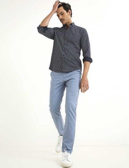 Slim Lacivert Gömlek - 50195925008