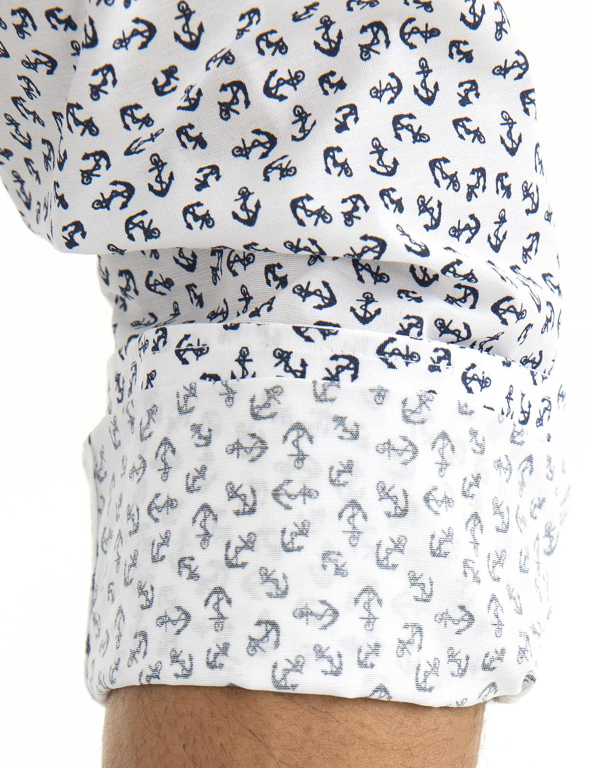 Beyaz Slim Fit Gömlek - 50195925017