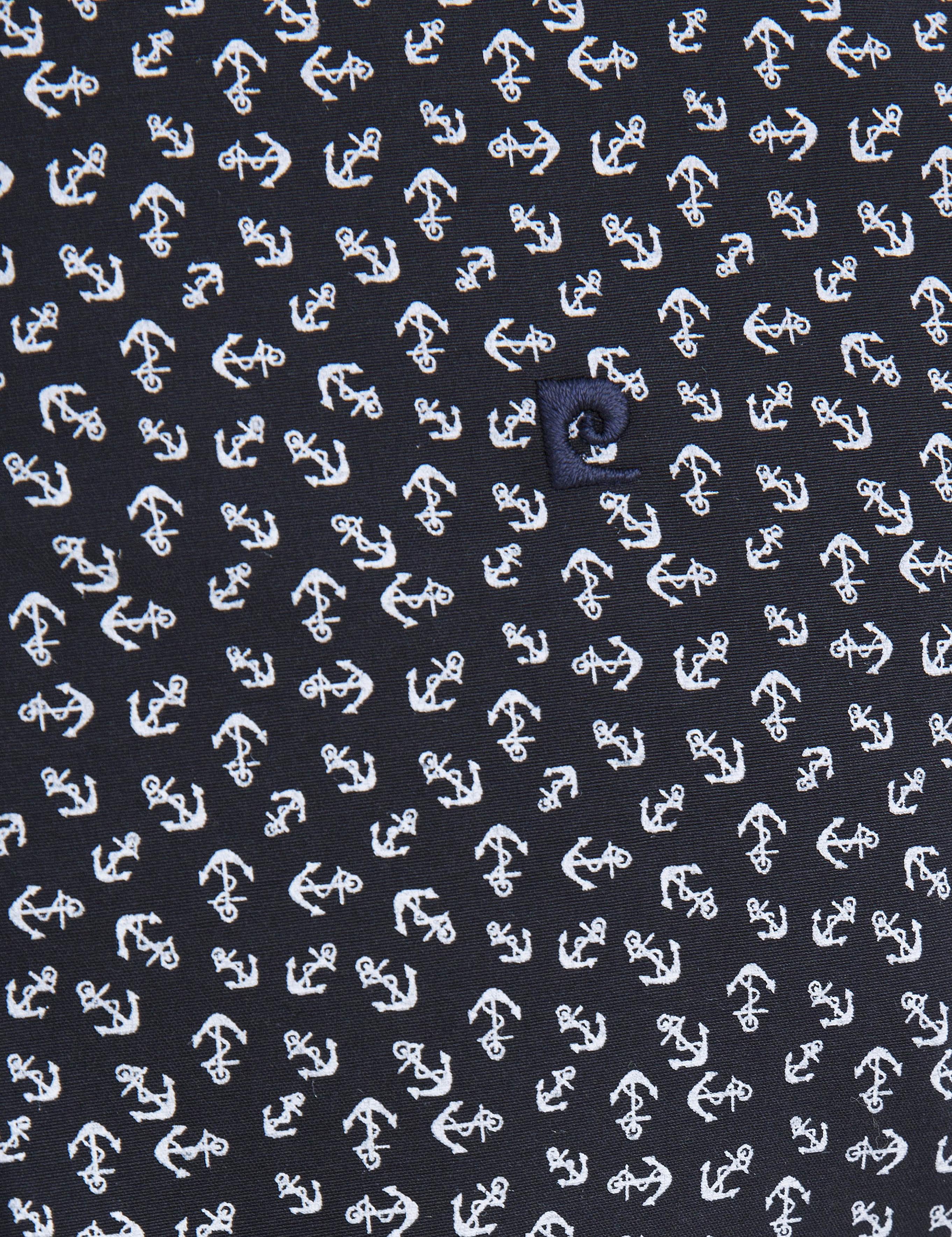 Slim Lacivert Gömlek