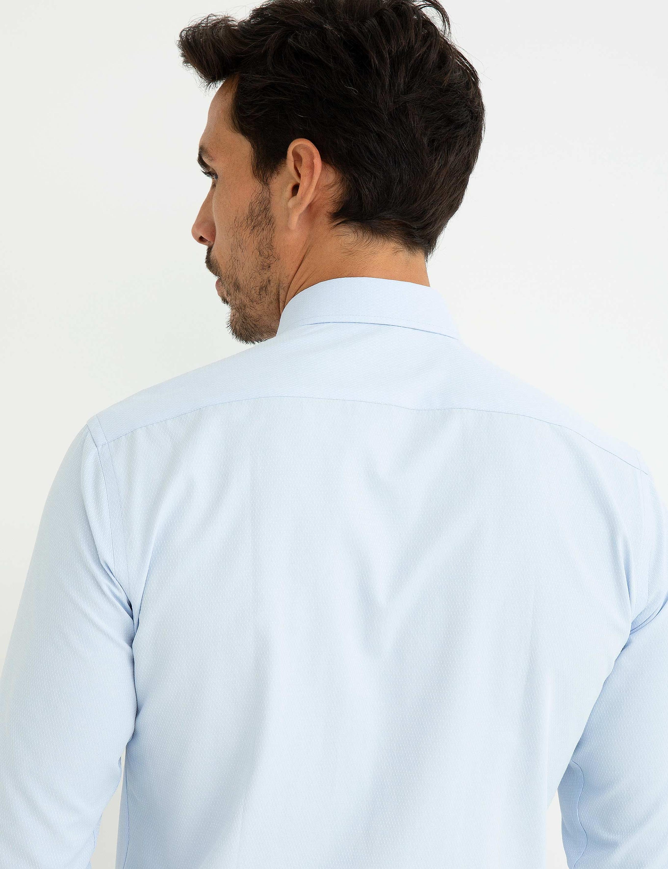 Açık Mavi Slim Fit Gömlek