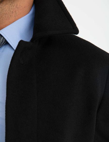 Siyah Slim Fit Kaban - 50196138002