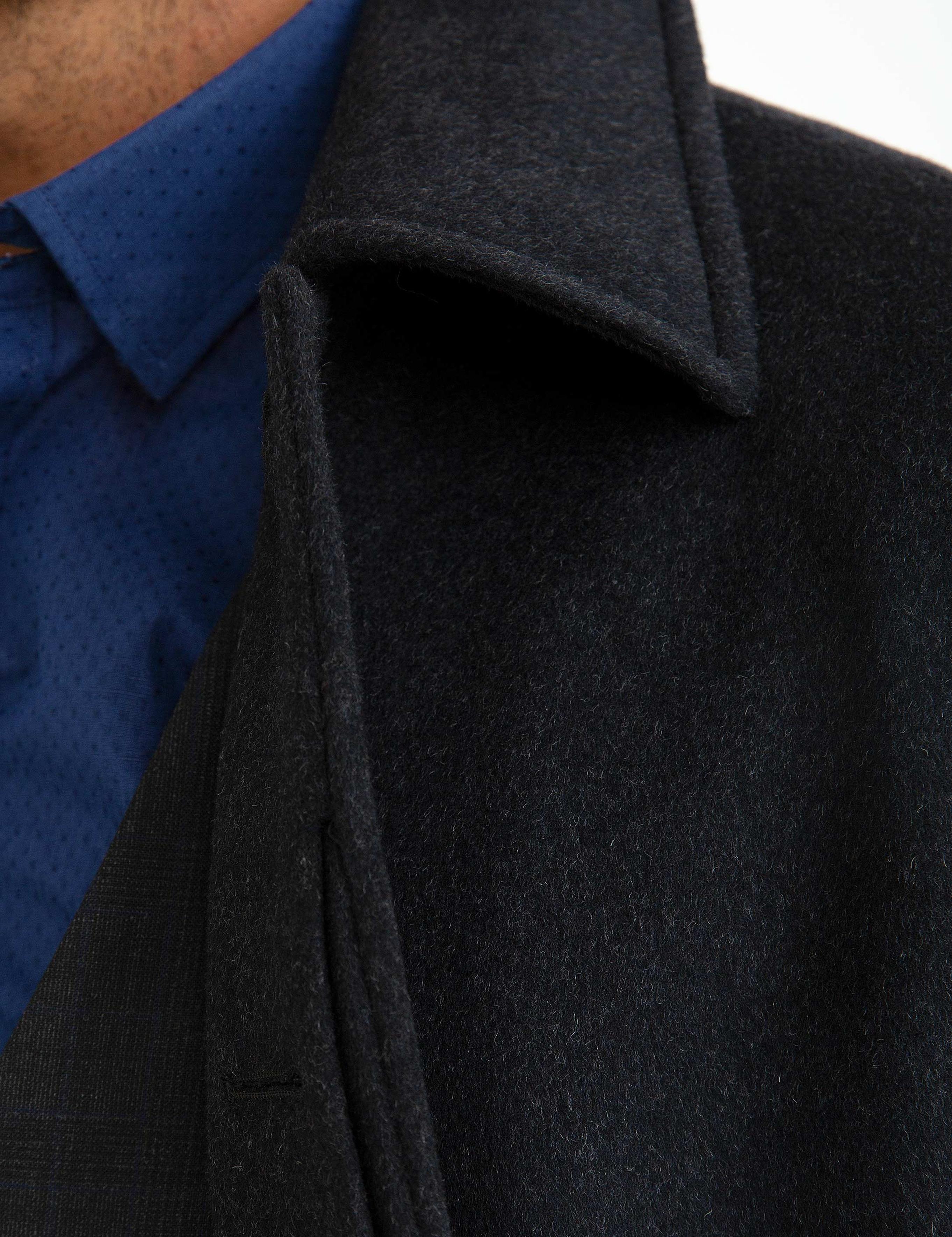 Antrasit Slim Fit Kaban