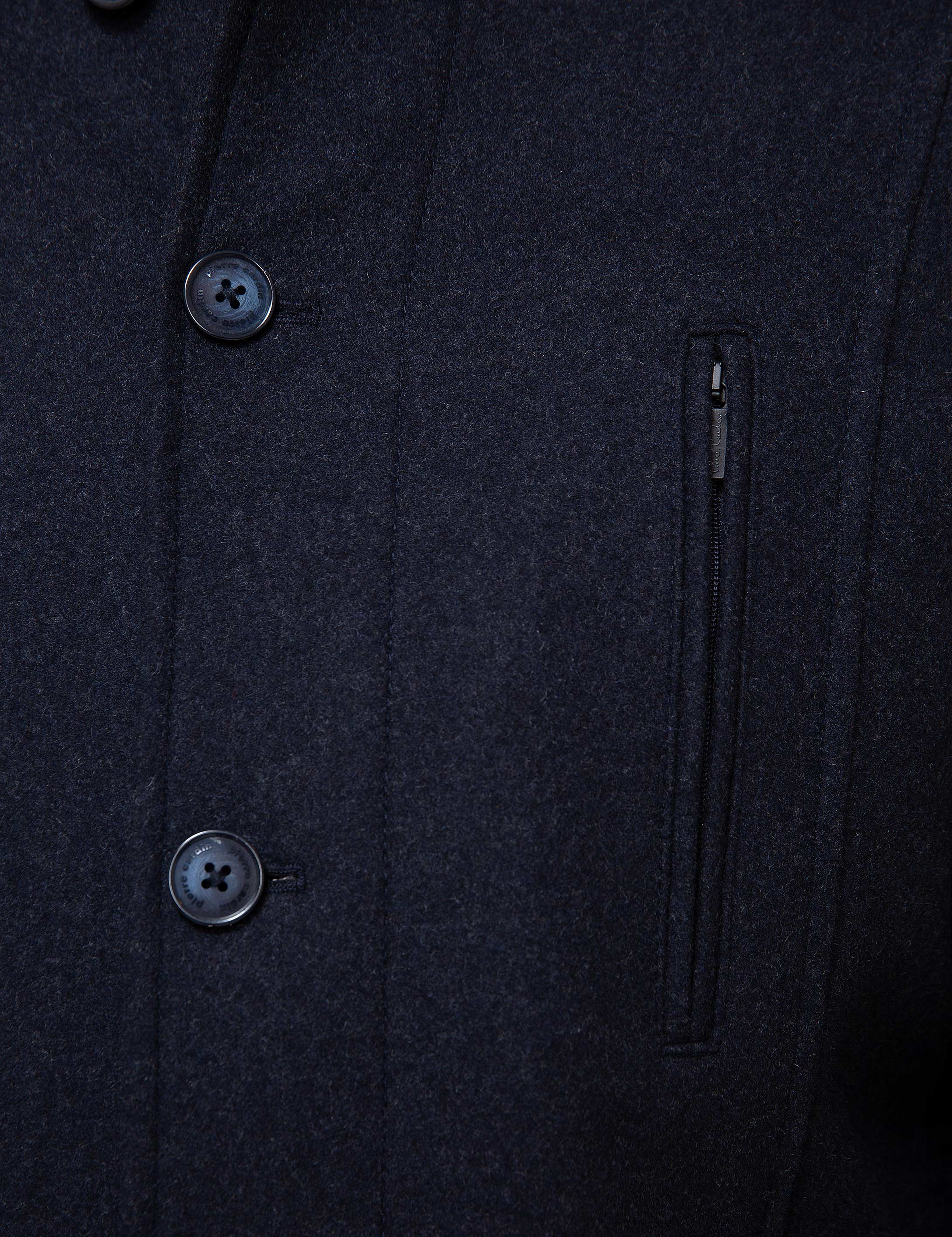 Açık Lacivert Slim Fit Palto - Image 4