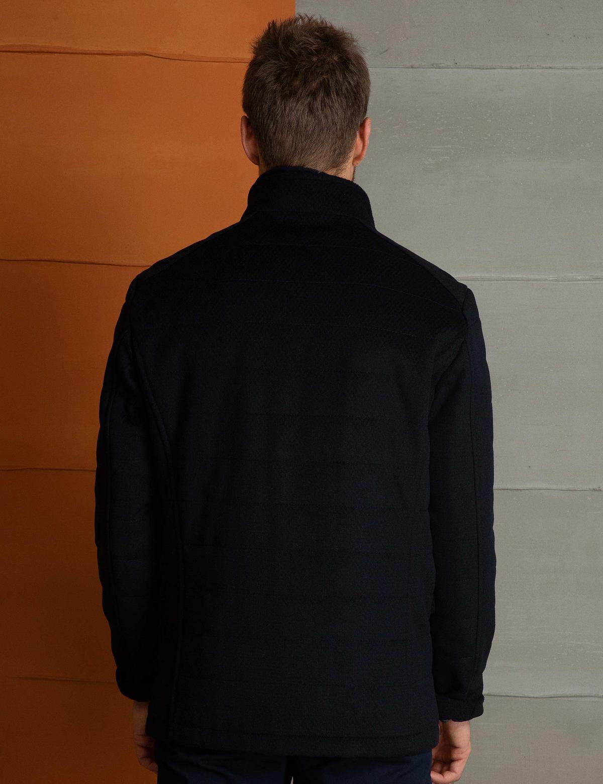 Lacivert Ex.Slim Fit Palto - 50196222004