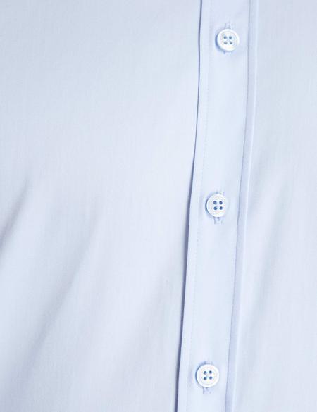 Açık Mavi Regular Fit Uzun Kollu Basic Gömlek - 50197137005