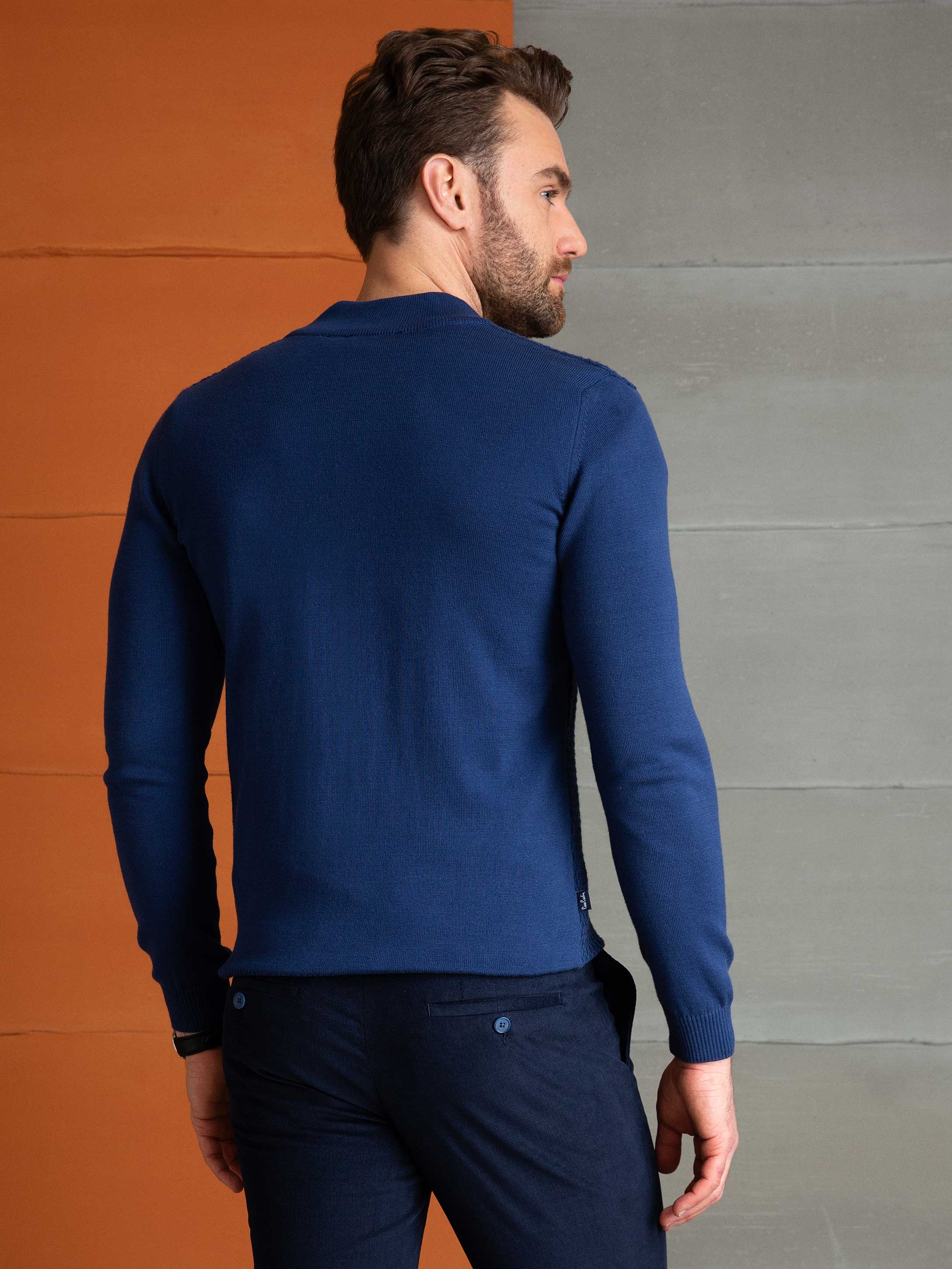 Mavi Slim Fit Triko Hırka