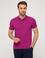 Fuşya Slim Fit Polo Yaka T-Shirt