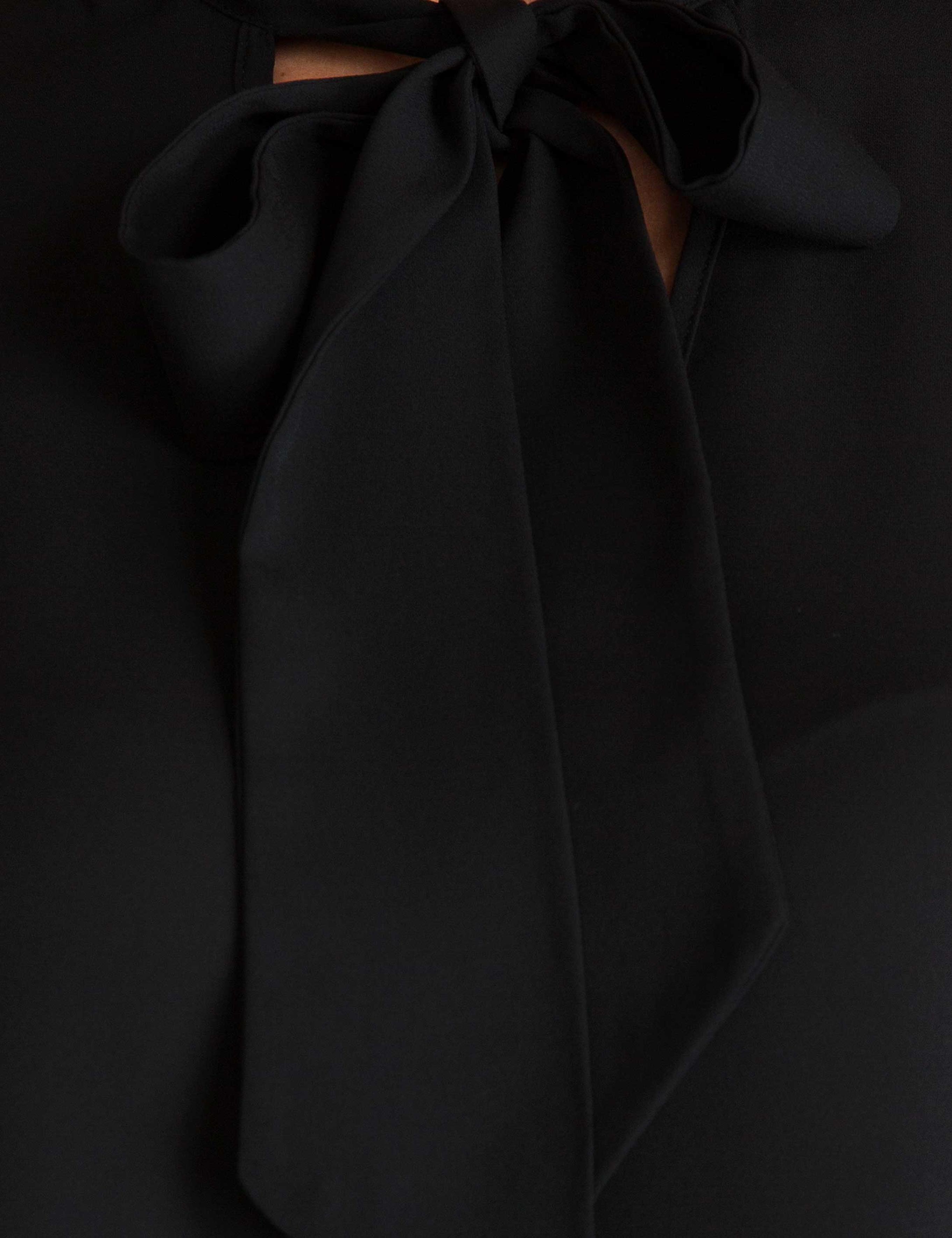 Siyah Comfort Fit Bluz