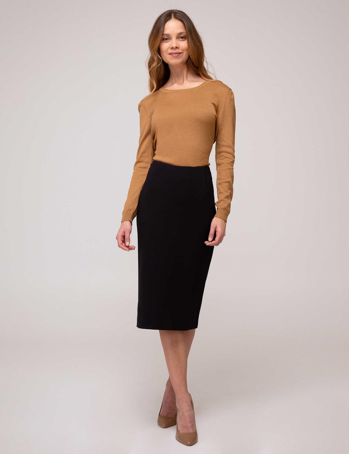 Kahverengi Triko Kazak - 50197181019