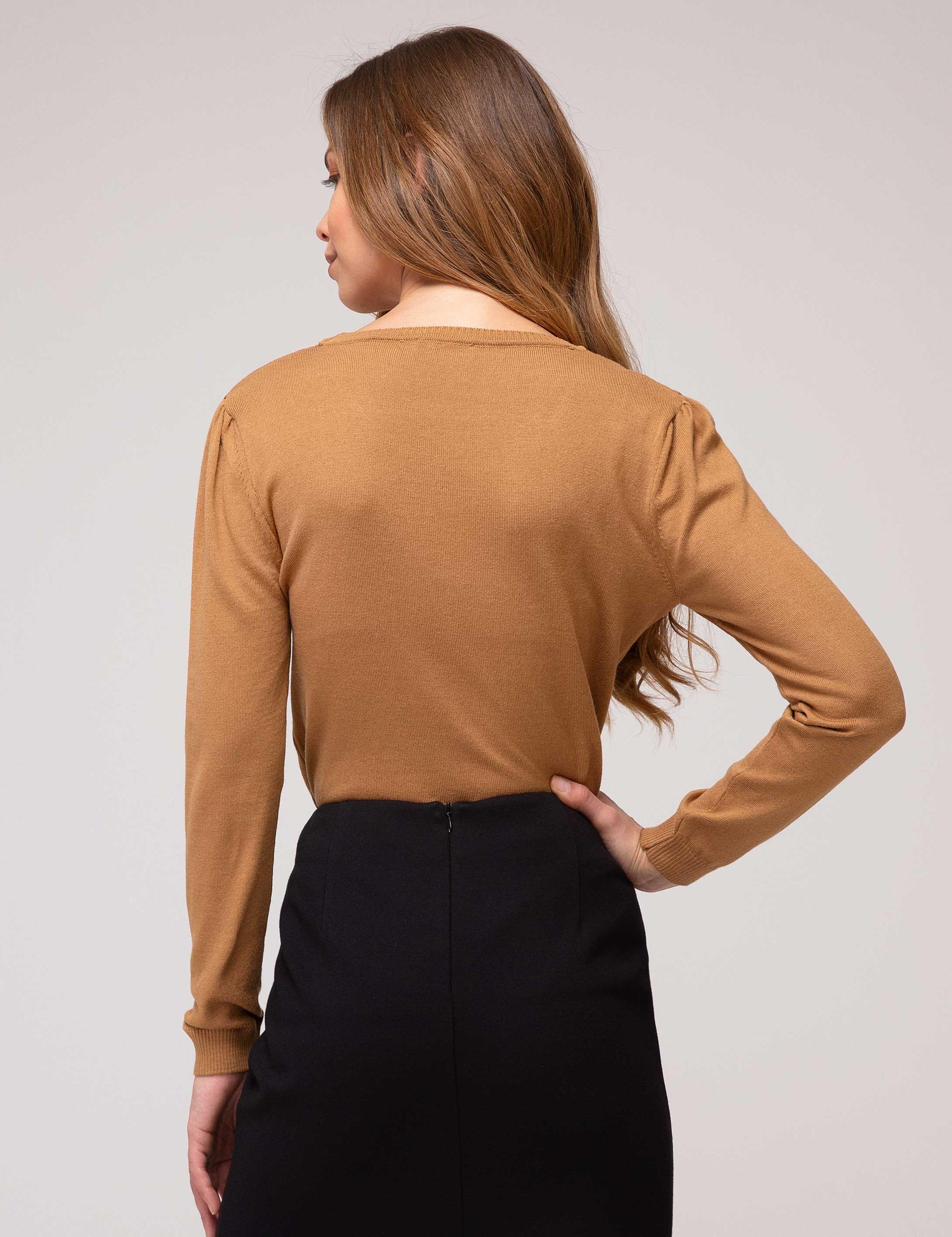 Kahverengi Triko Kazak