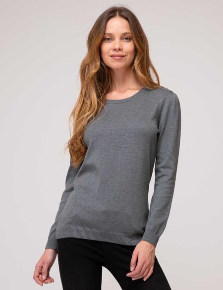 Gri Slim Fit Kazak - 50197181114