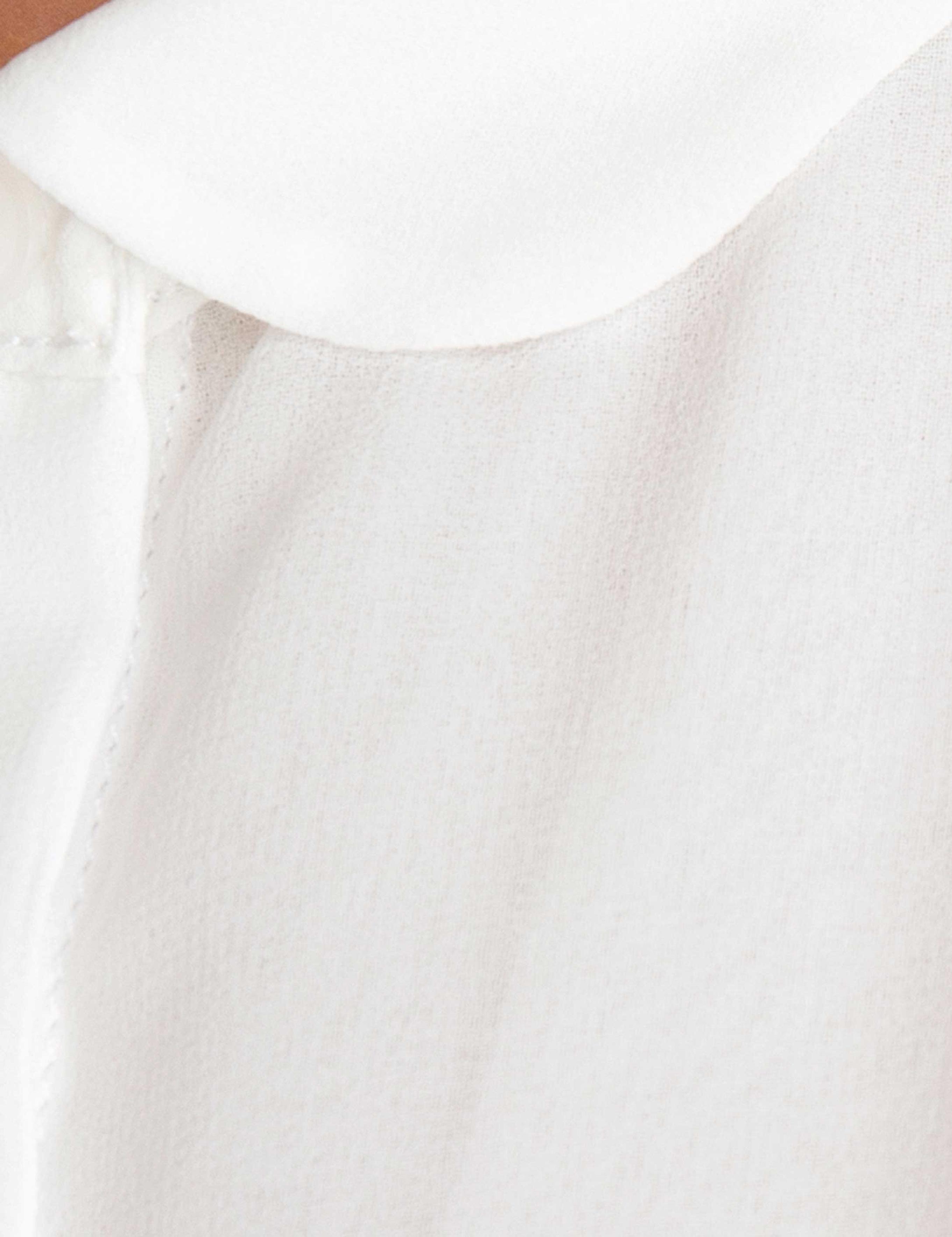 Ekru Comfort Fit Uzun Kollu Gömlek