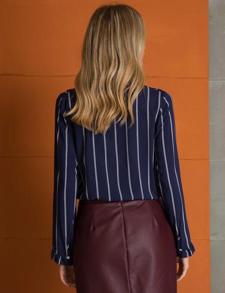 Lacivert Dokuma Gömlek - 50197197003