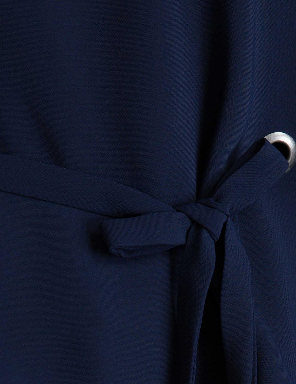 Lacivert Oversize Uzun Kollu Gömlek - 50197205003