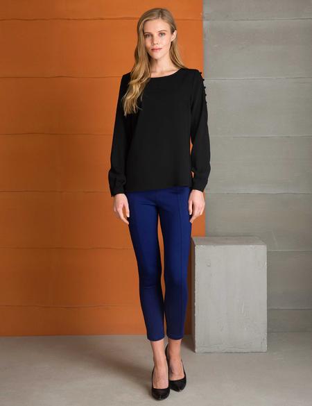 Siyah Uzun Kollu Gömlek - 50197206011