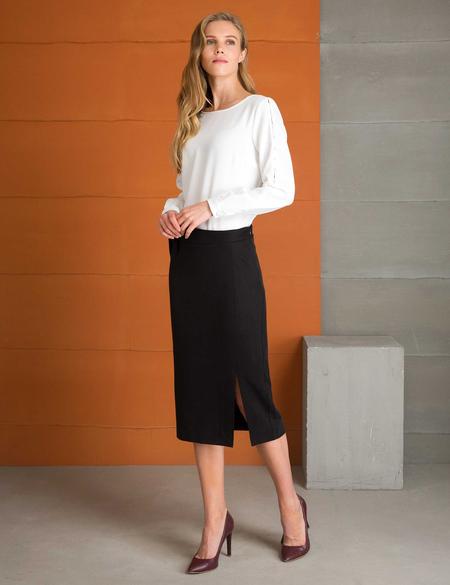 Beyaz Dokuma Gömlek - 50197206023