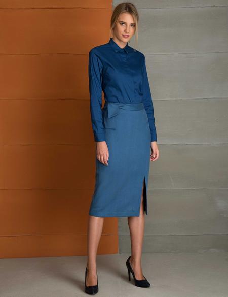 Mavi Dokuma Gömlek - 50197217003