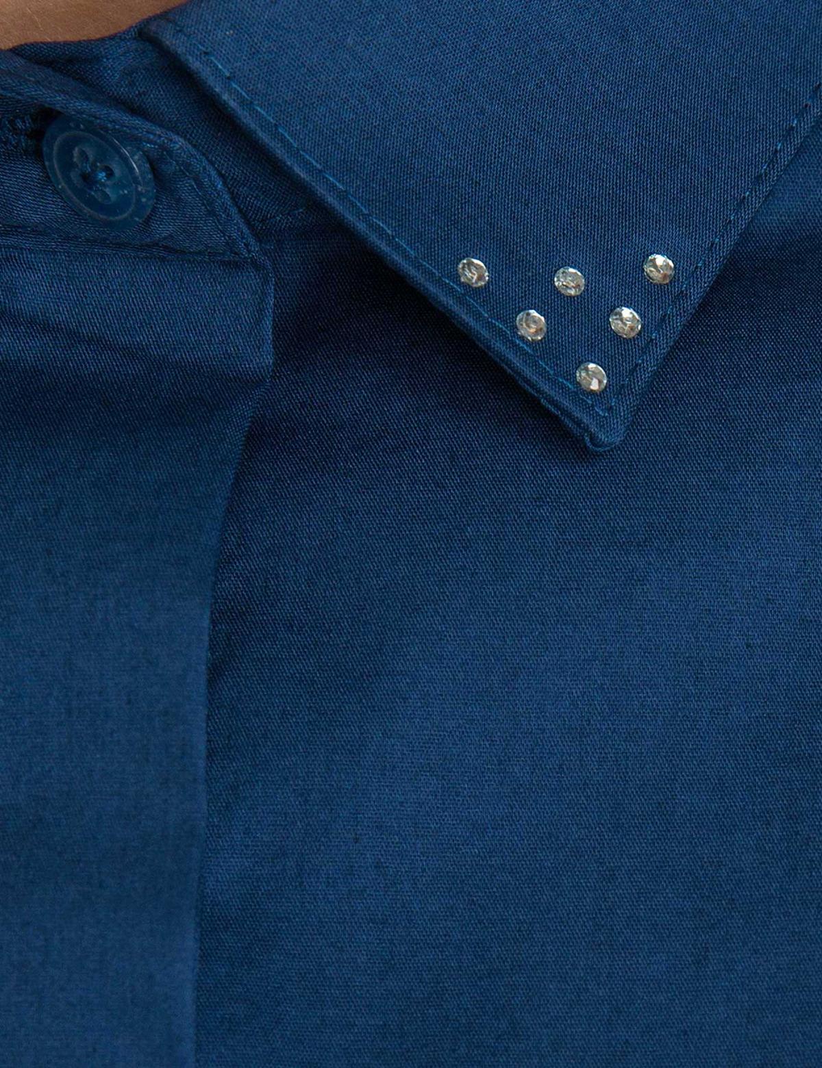 Mavi Dokuma Gömlek - 50197217003