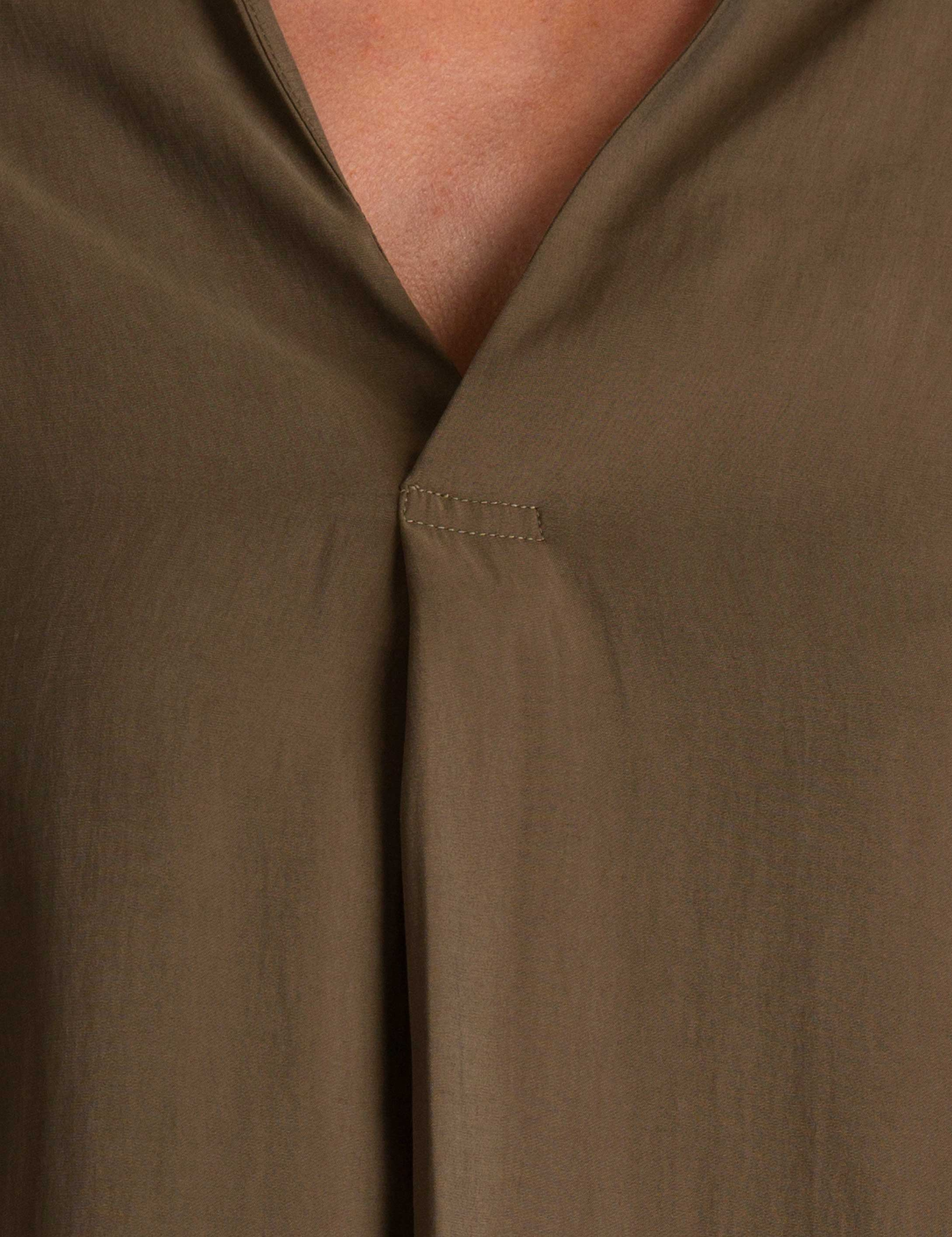 Haki Oversize Bluz - Image 4