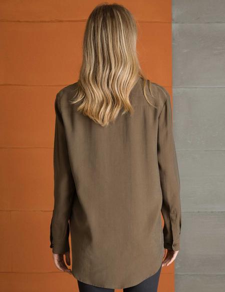 Haki Oversize Bluz - 50197219011