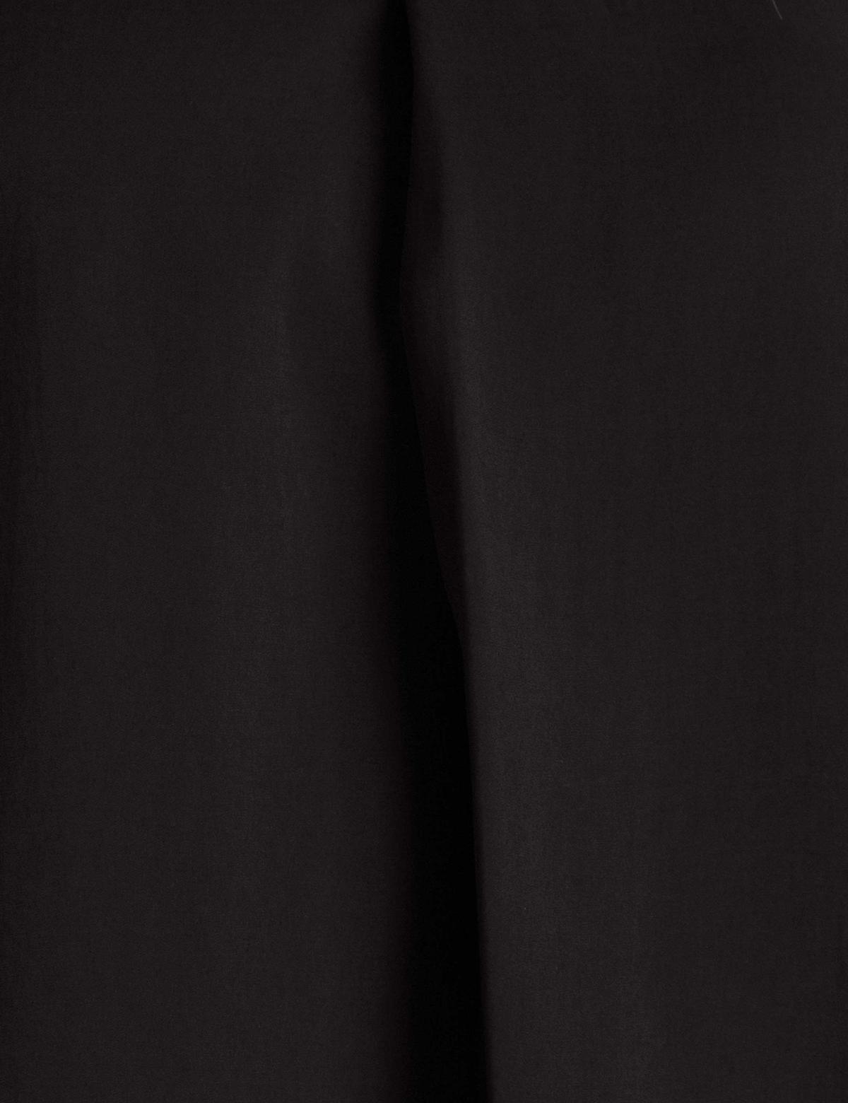 Siyah Oversize Bluz - 50197219020