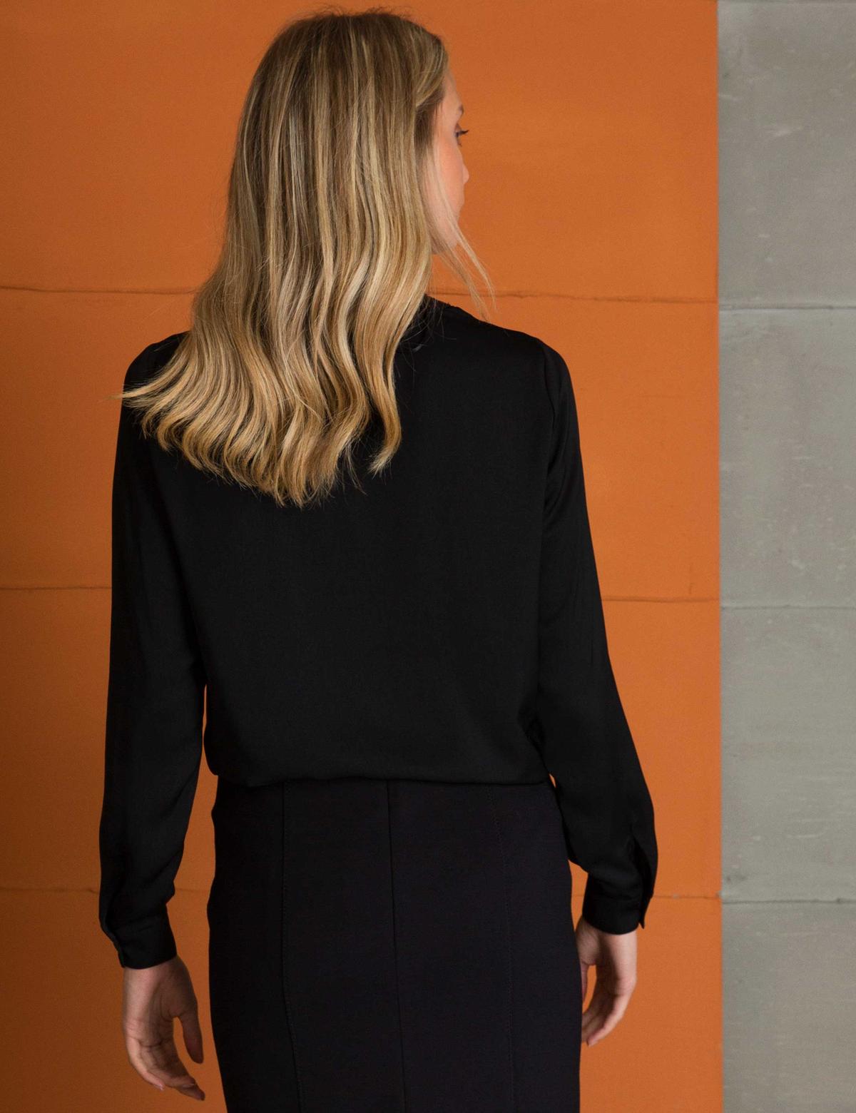 Siyah Dokuma Gömlek - 50197229023